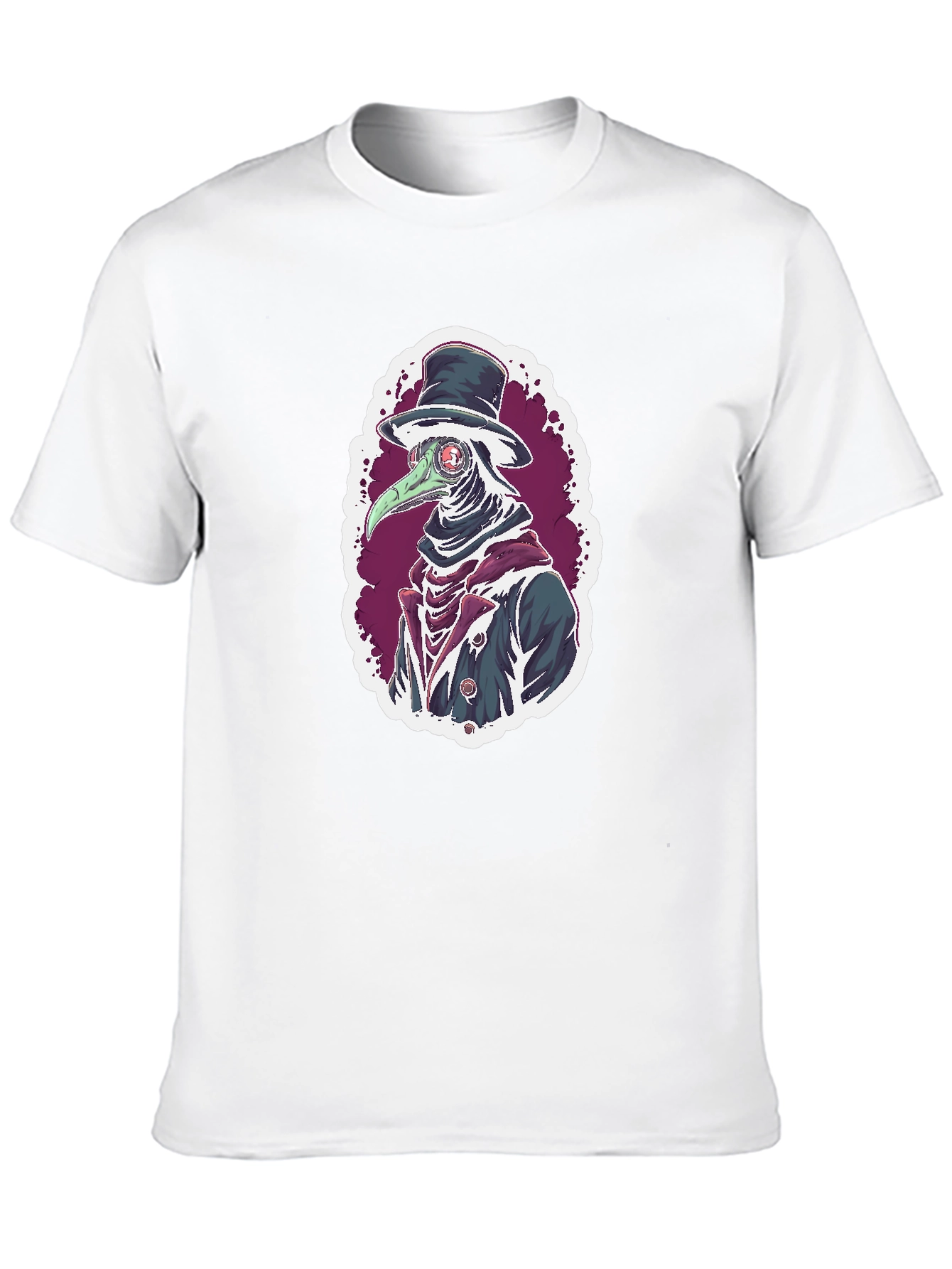 Plague Doctor Graphic Tee - Unique Design
