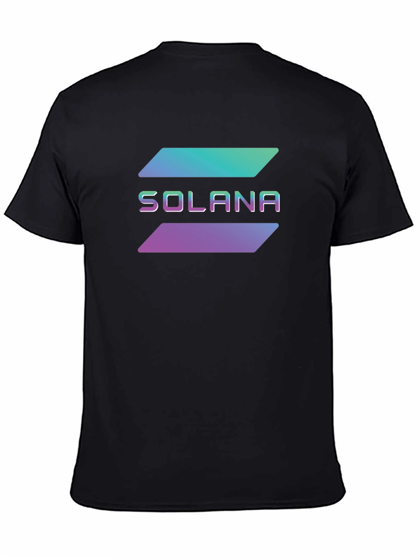 Solana Crypto T-Shirt - Black
