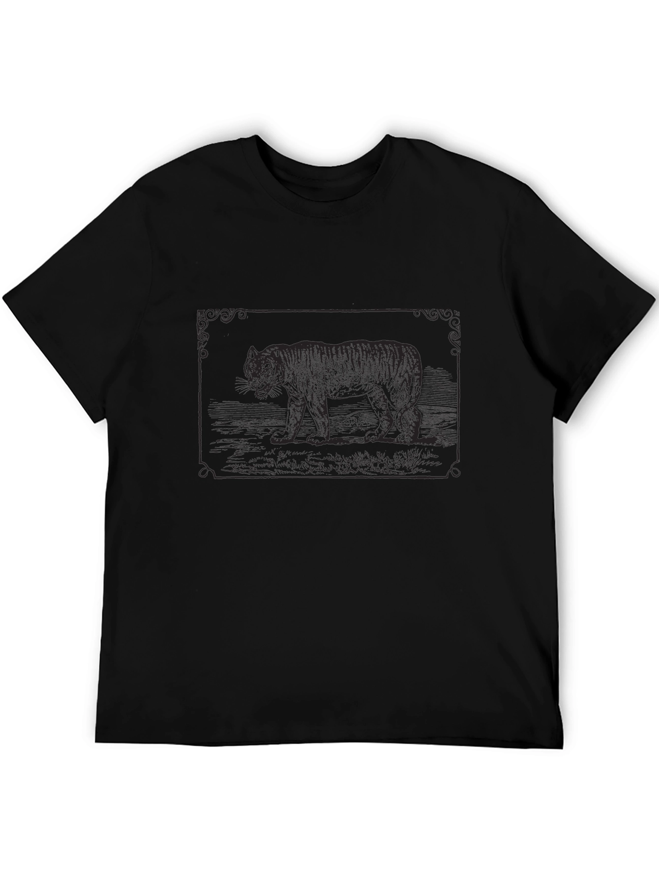 Tiger Graphic Tee - Black