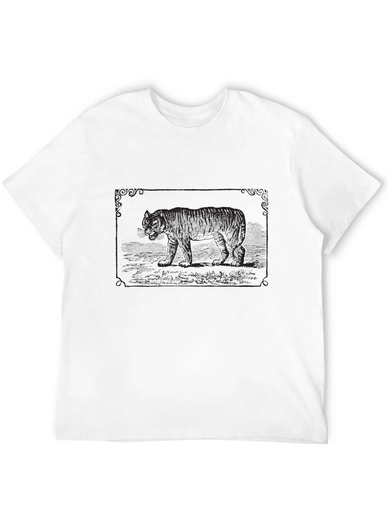 Tiger Graphic Tee - Black