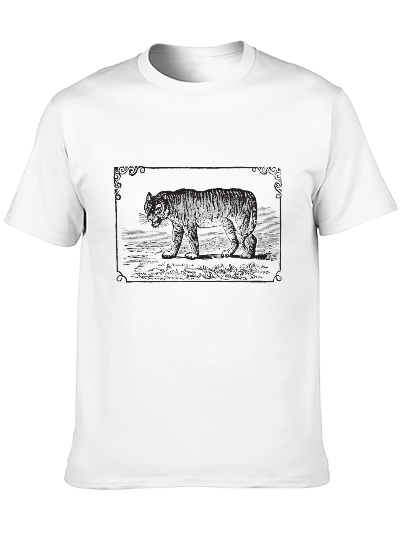 Tiger Graphic Tee - Black