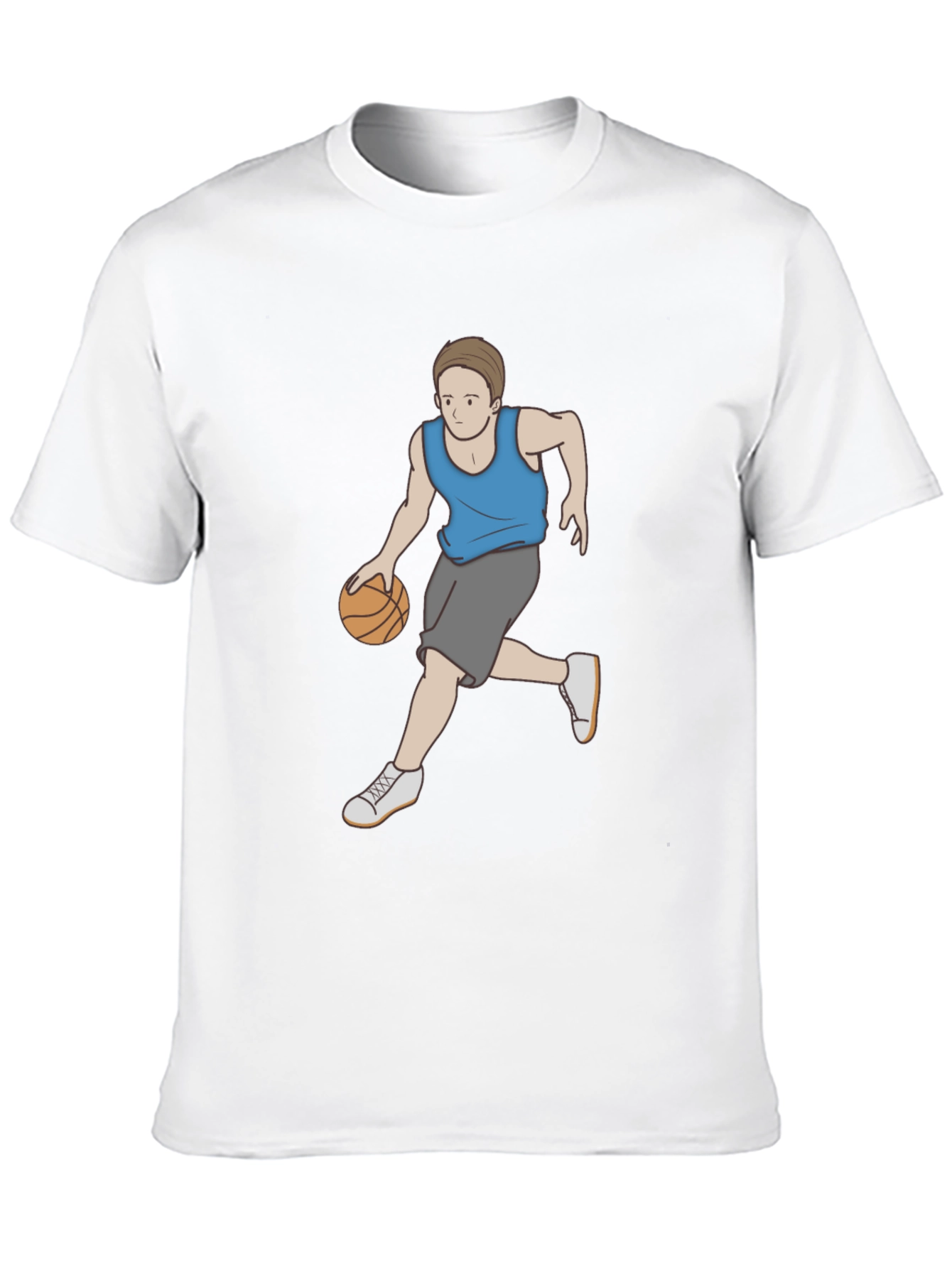Basketball Player Graphic T-Shirt - Cool Black Tee