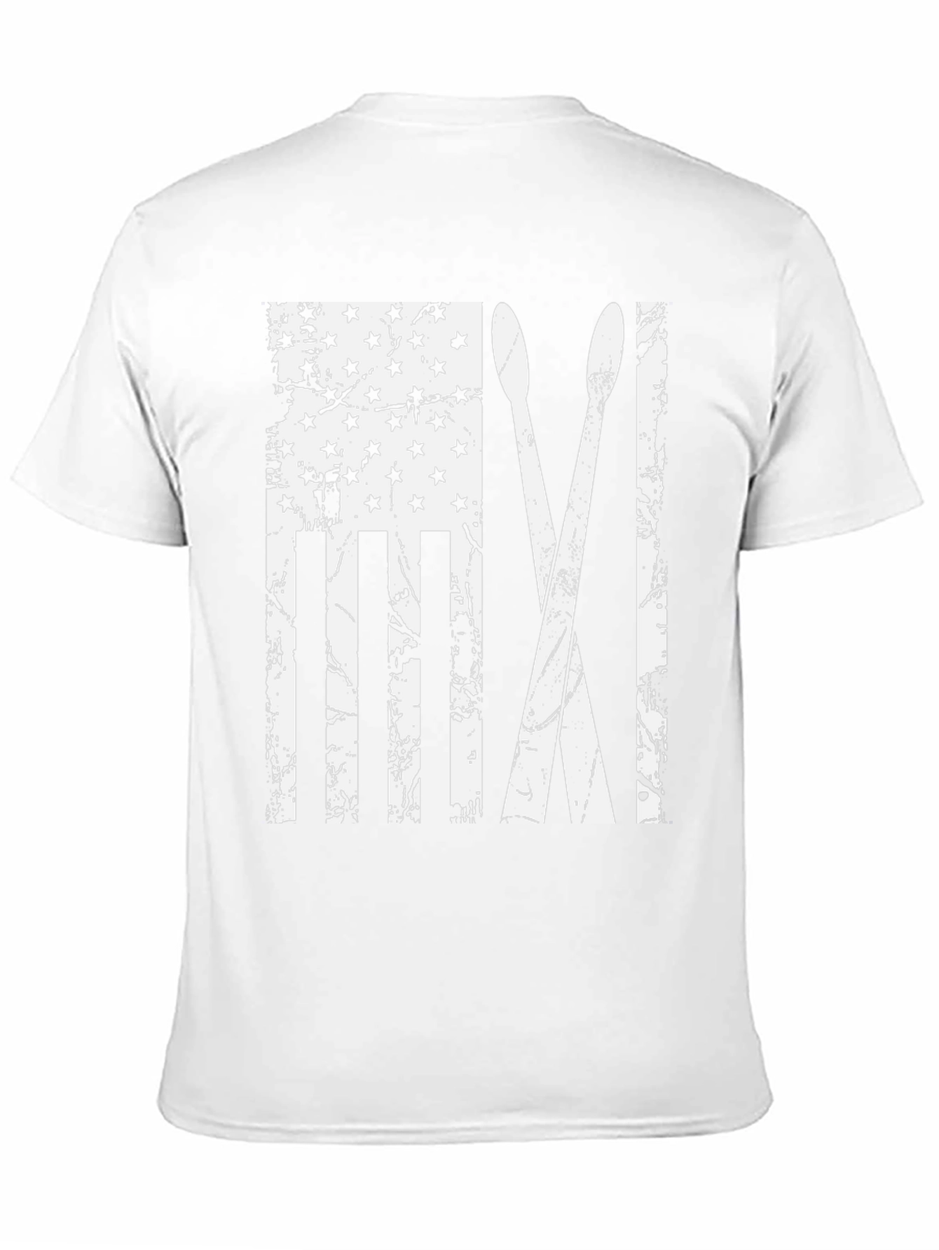 American Flag Drum Sticks Graphic Tee