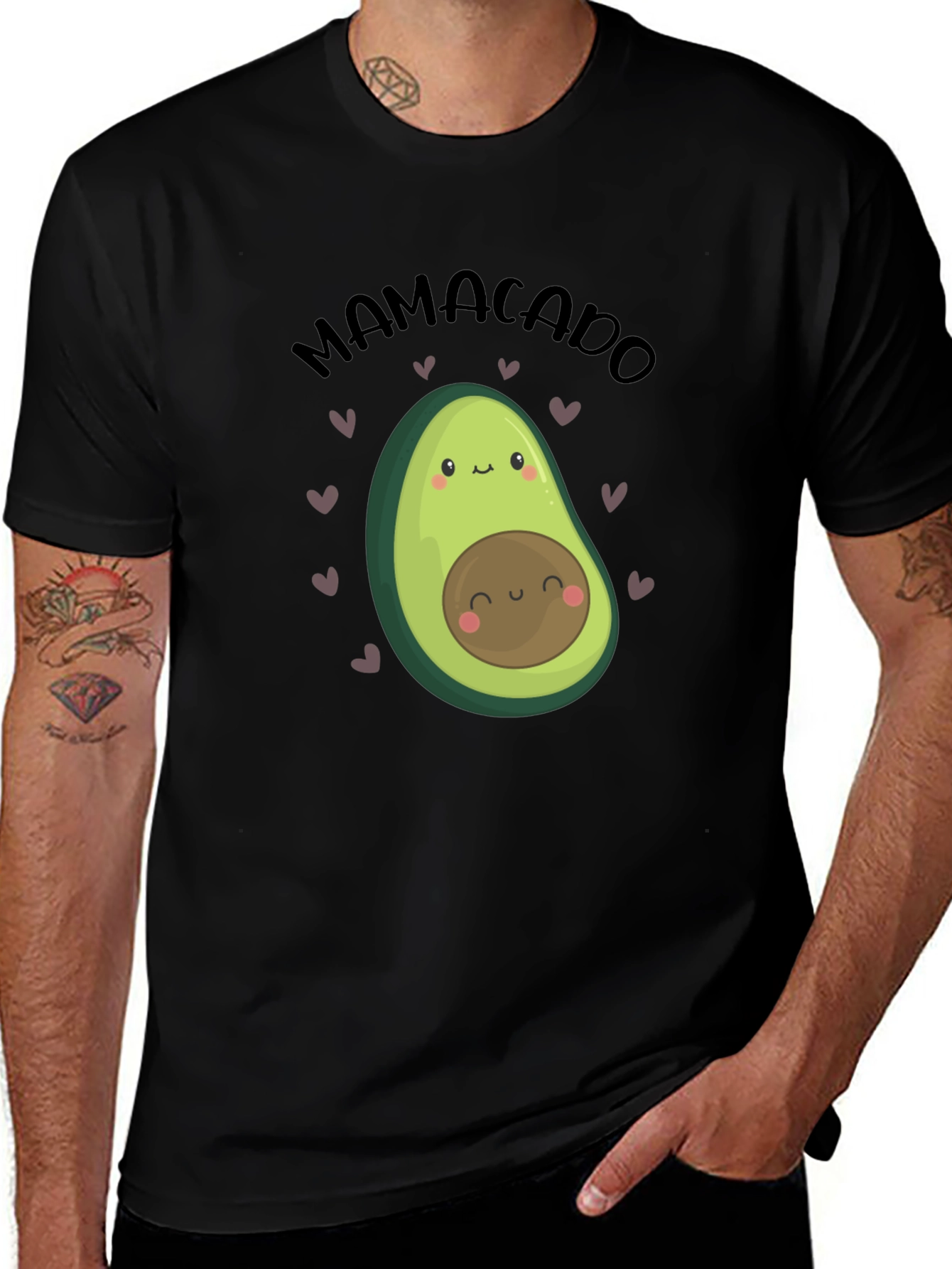 Mamacado Avocado Mother & Baby Graphic T-Shirt
