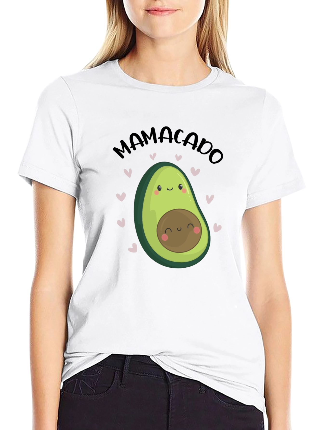 Mamacado Avocado Mother & Baby Graphic T-Shirt