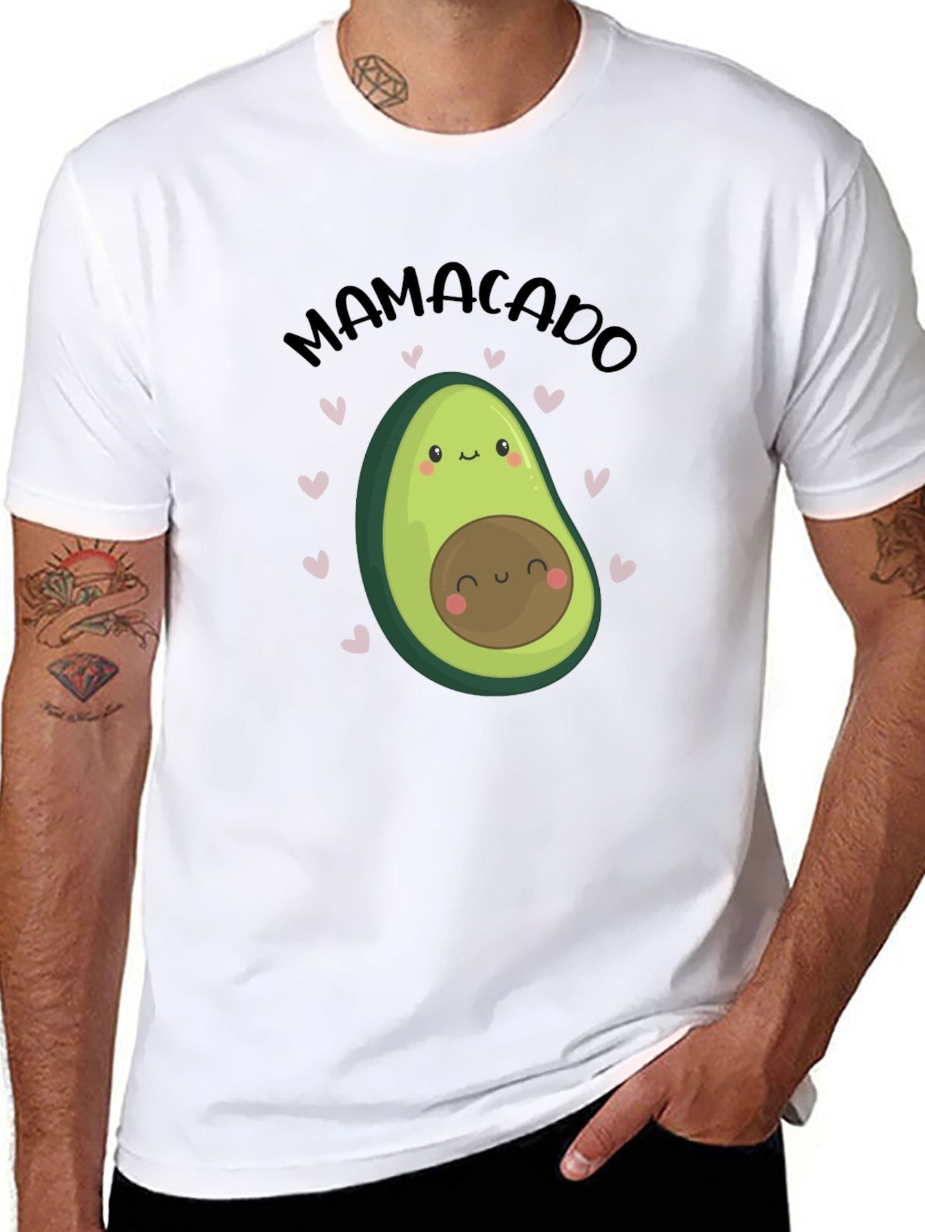 Mamacado Avocado Mother & Baby Graphic T-Shirt