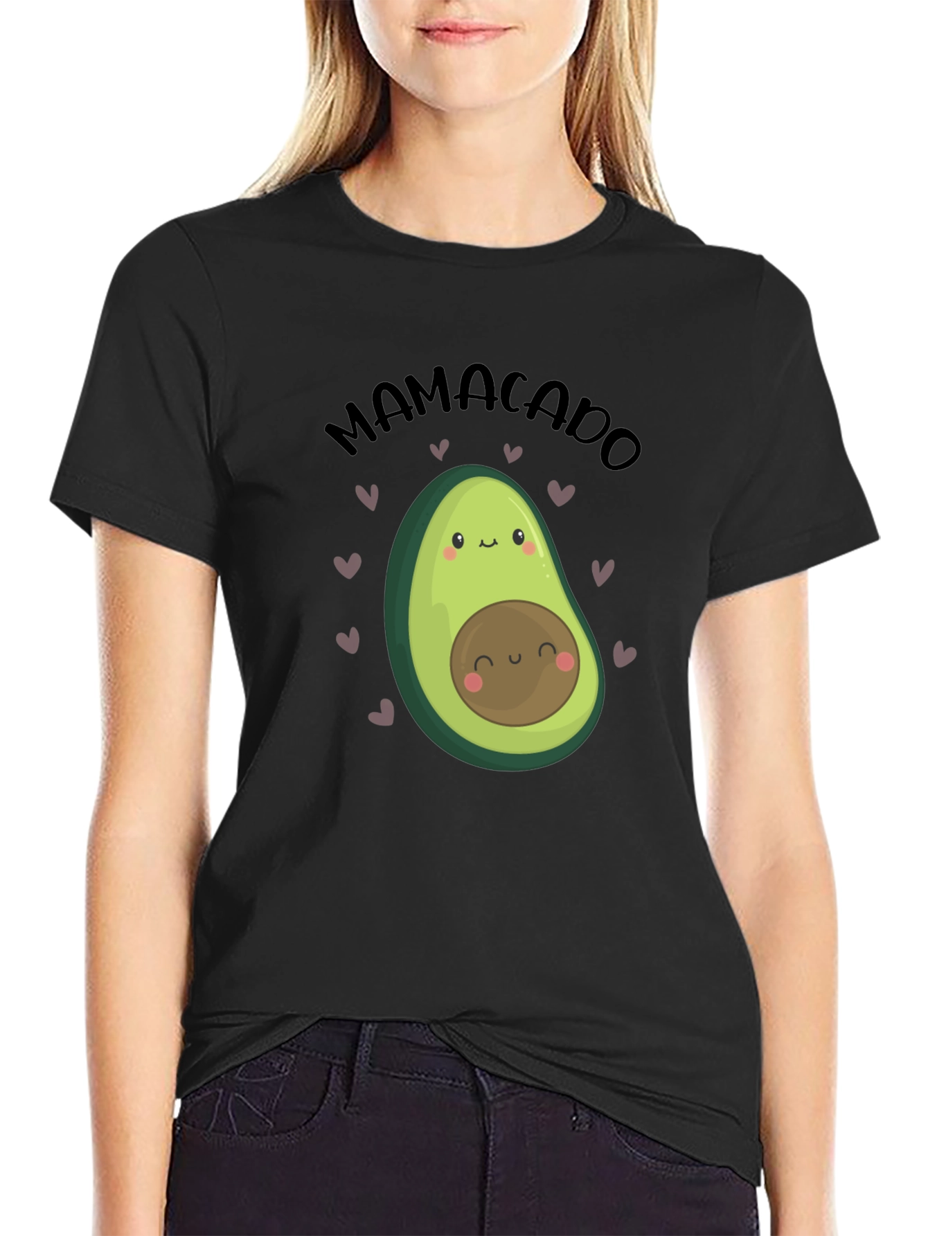 Mamacado Avocado Mother & Baby Graphic T-Shirt