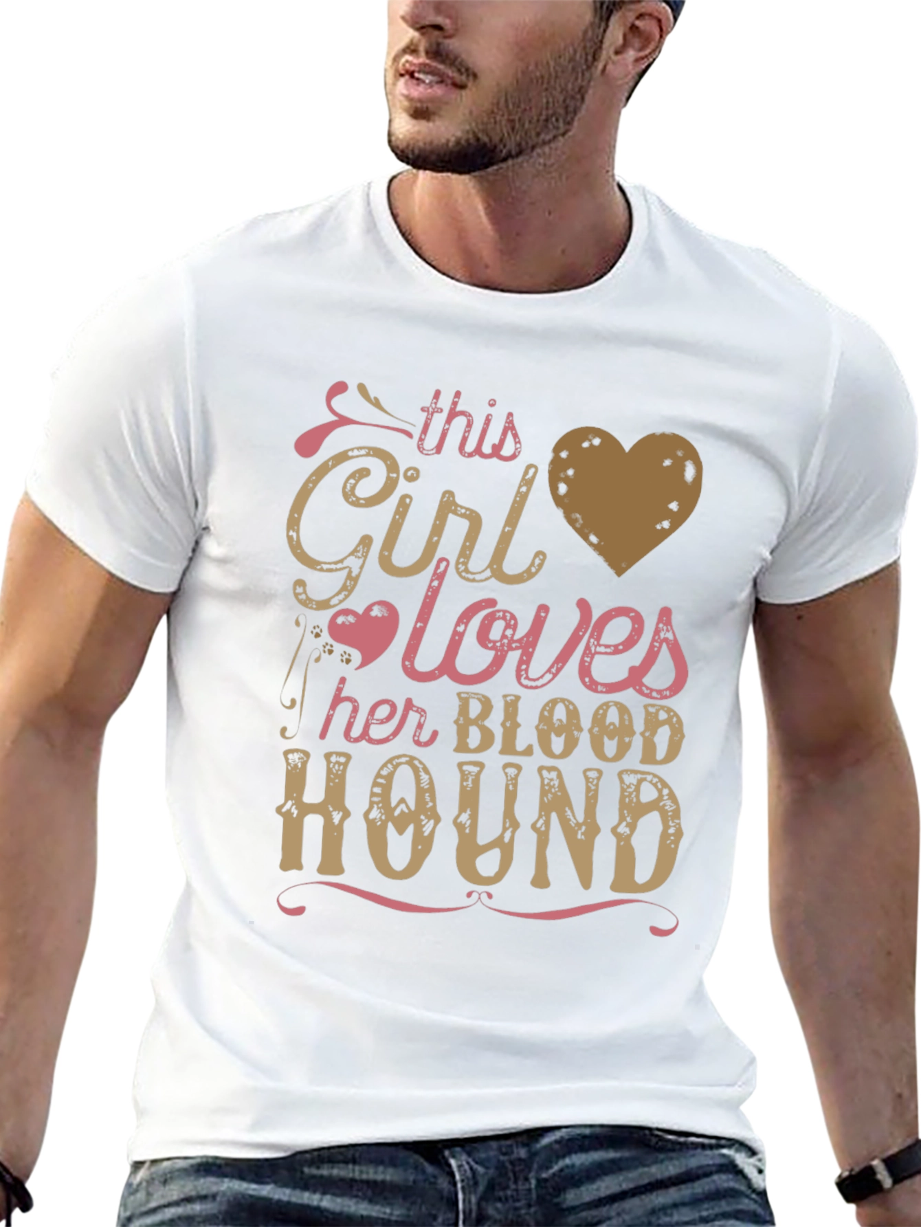 Girl Loves Her Bloodhound T-Shirt