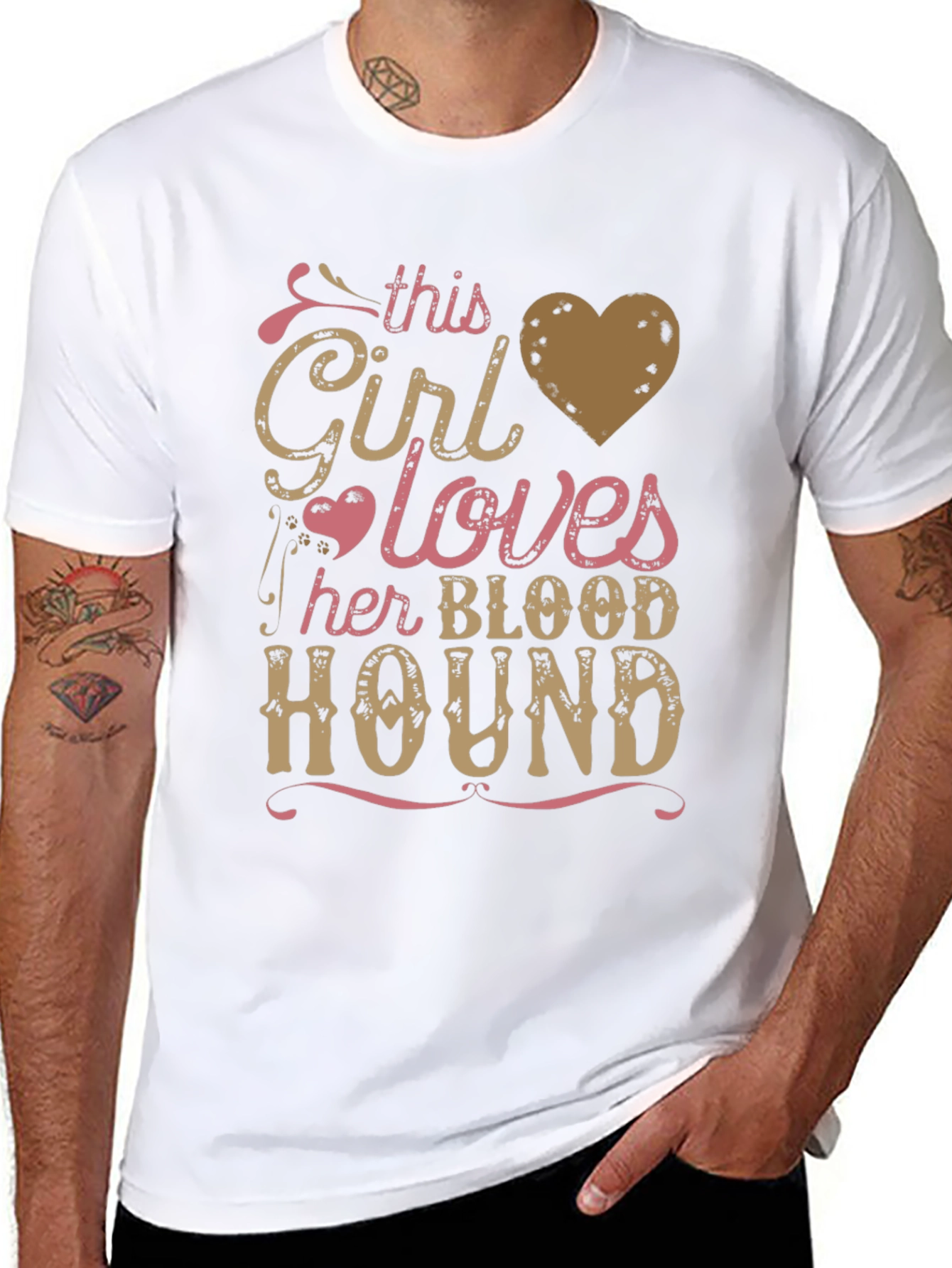 Girl Loves Her Bloodhound T-Shirt