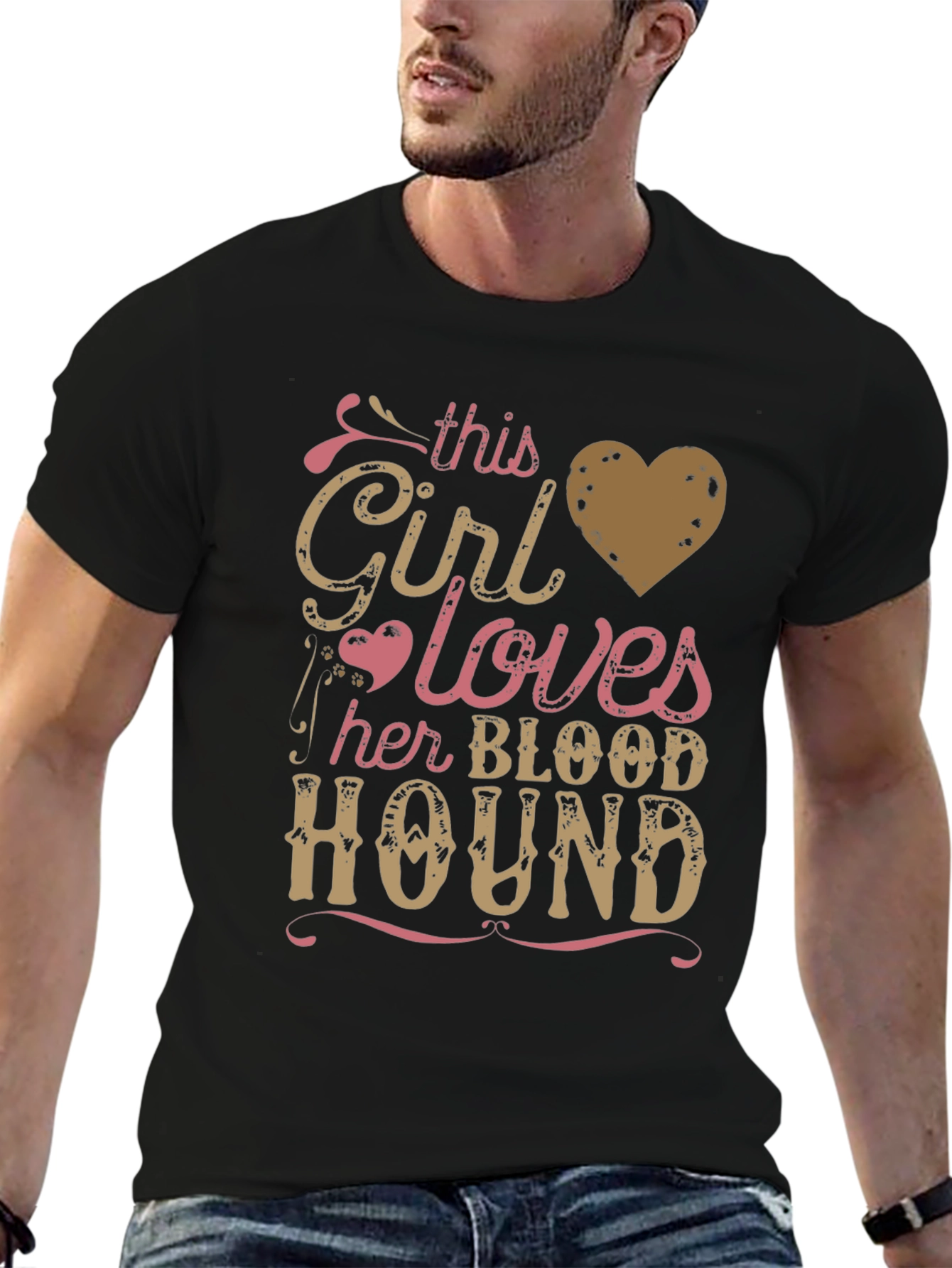 Girl Loves Her Bloodhound T-Shirt