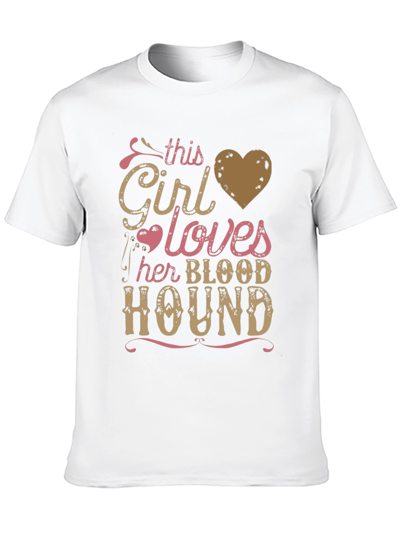 Girl Loves Her Bloodhound T-Shirt