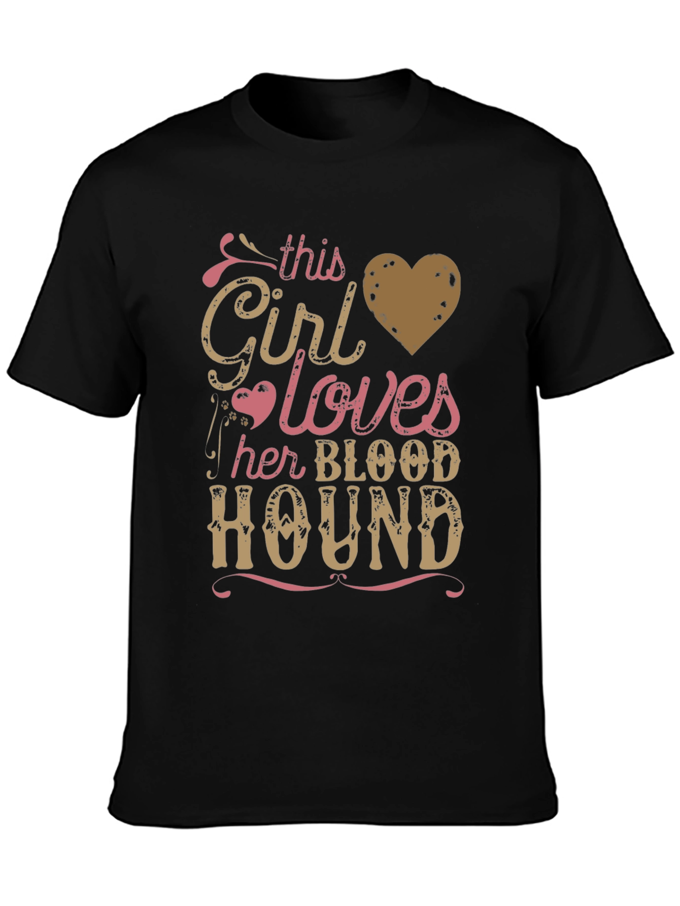 Girl Loves Her Bloodhound T-Shirt