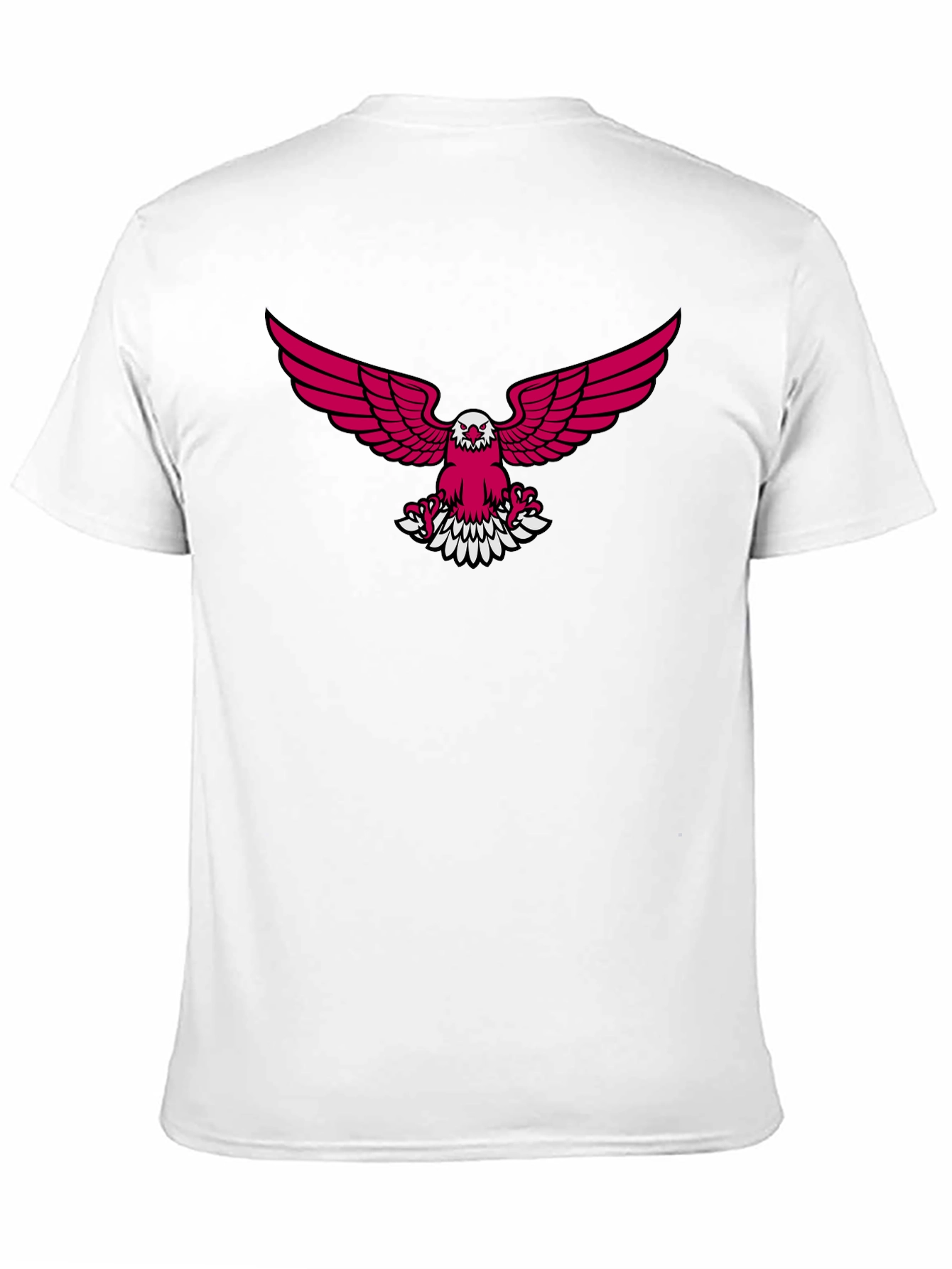 Black T-Shirt with Eagle Graphic