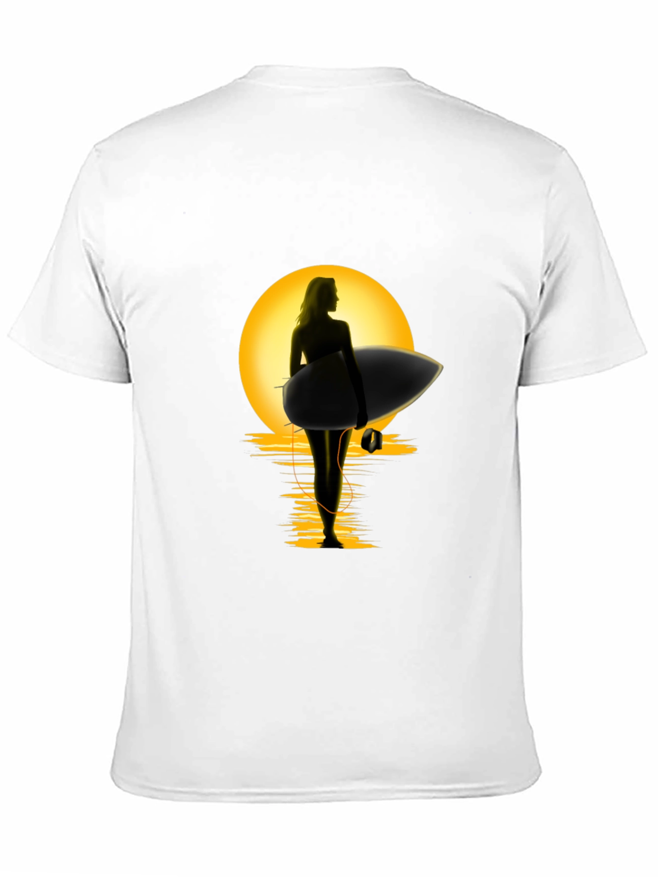 Sunset Surfer Graphic Tee - Premium Cotton Comfort