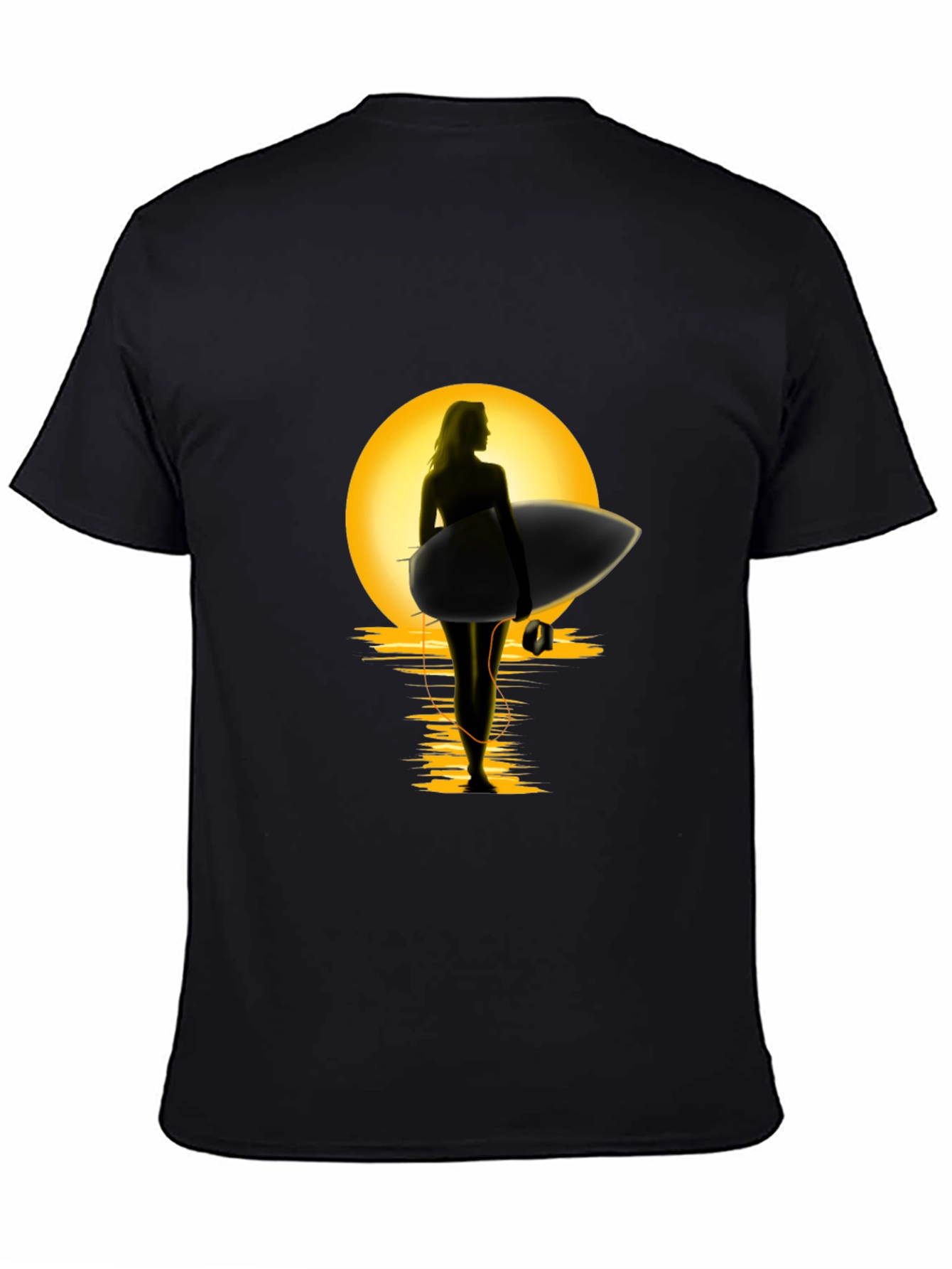 Sunset Surfer Graphic Tee - Premium Cotton Comfort