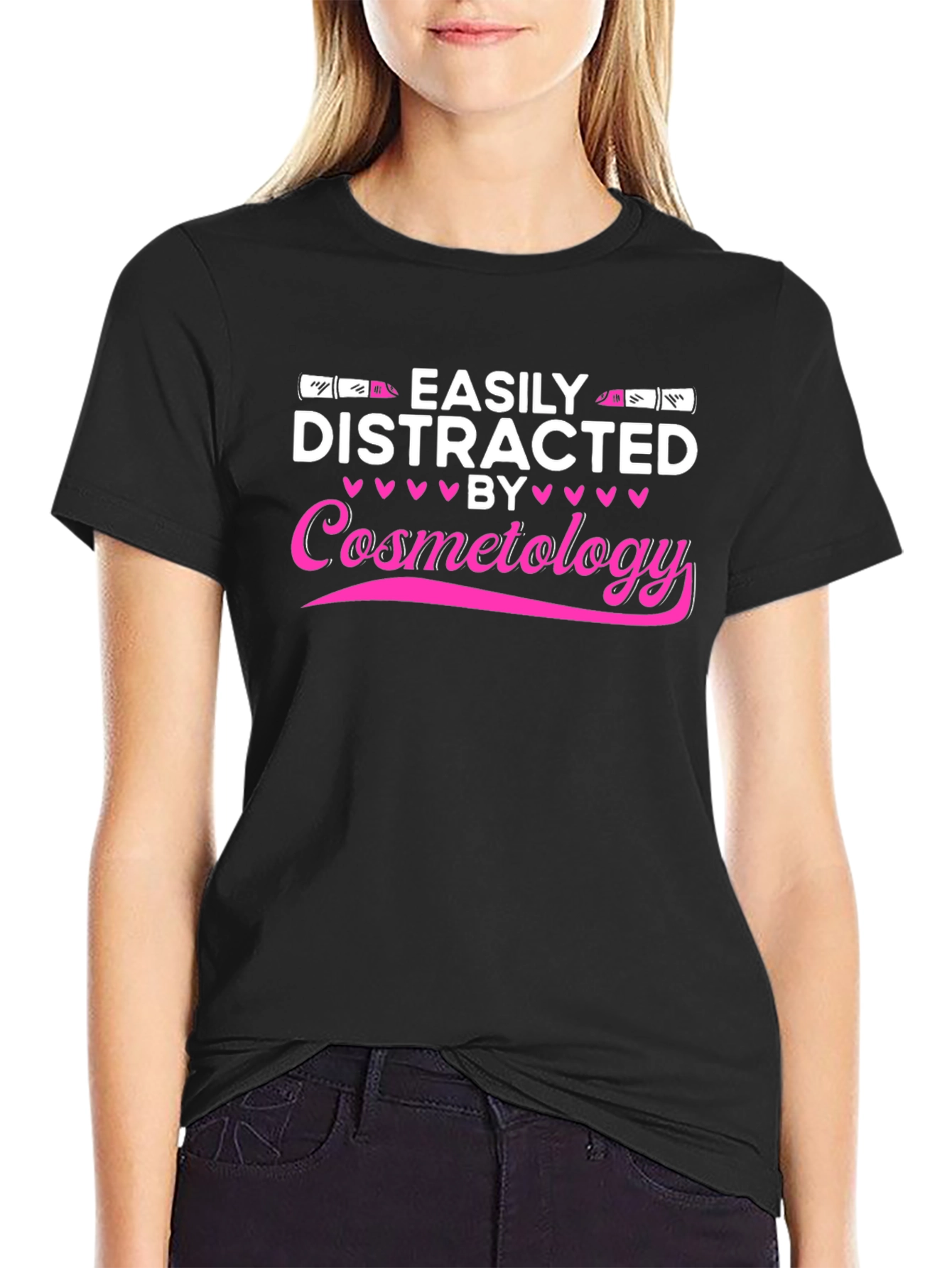 Easily Distracted By Cosmetology T-Shirt