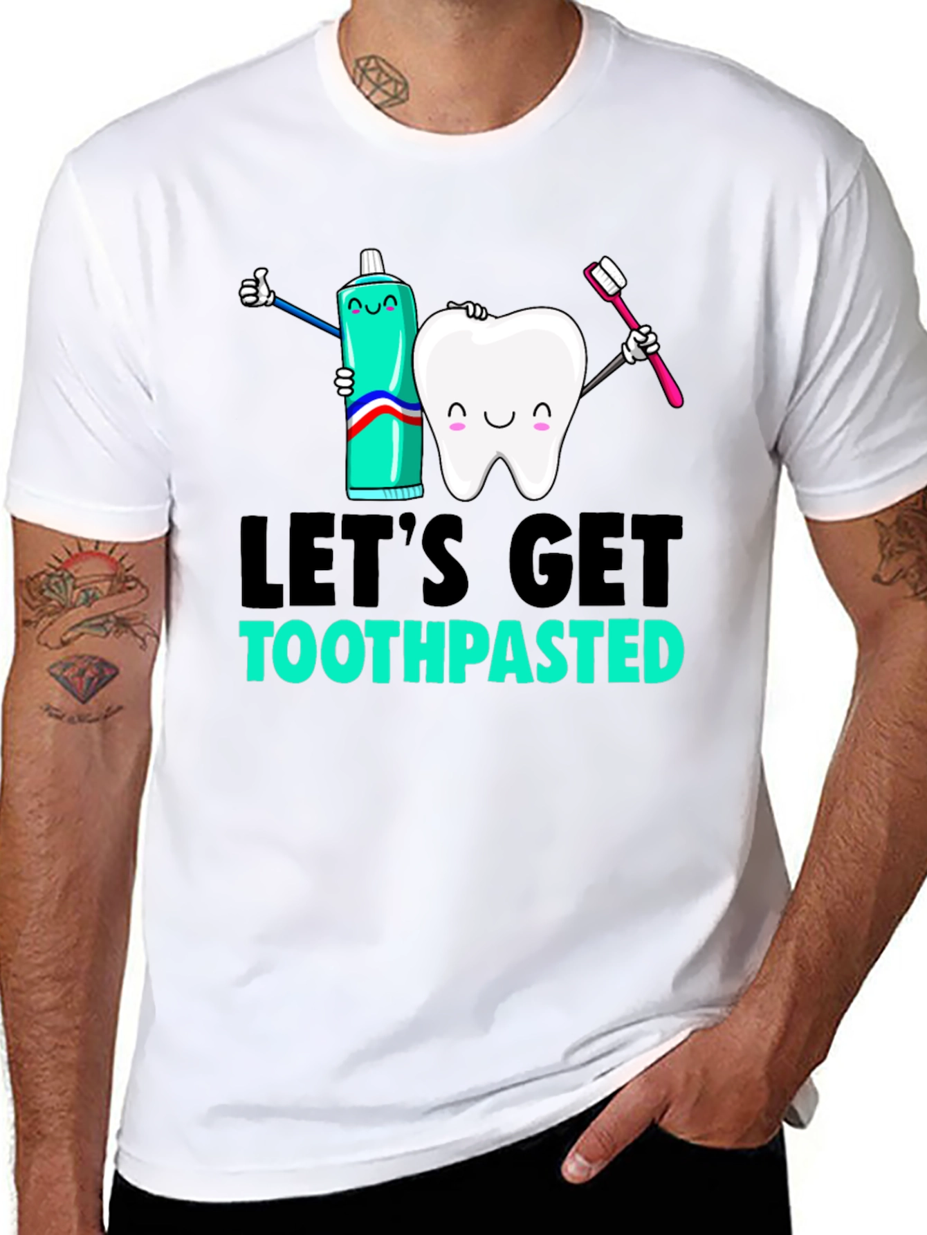 Lets Get Toothpasted Graphic Tee