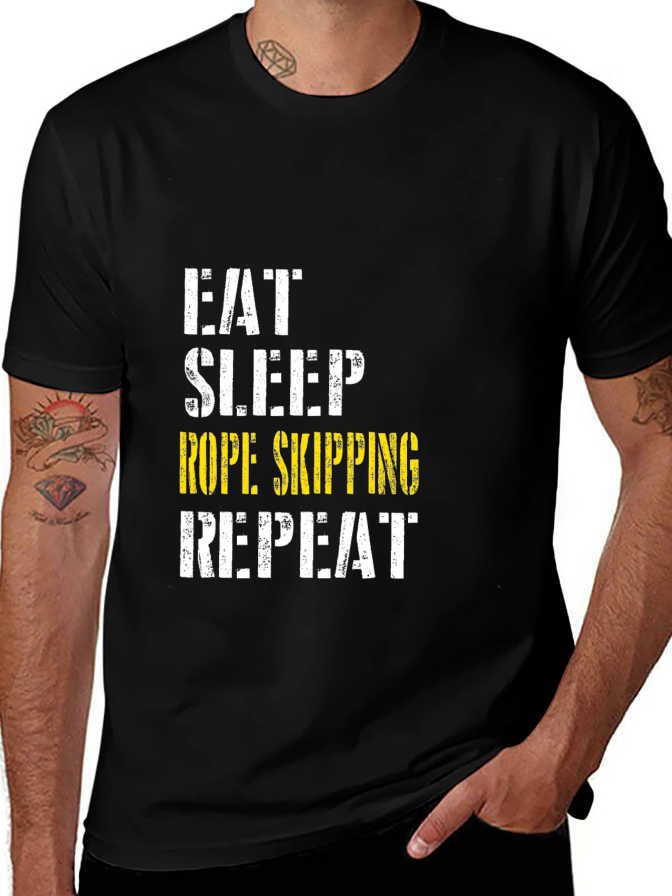 Eat Sleep Rope Skipping Repeat T-Shirt