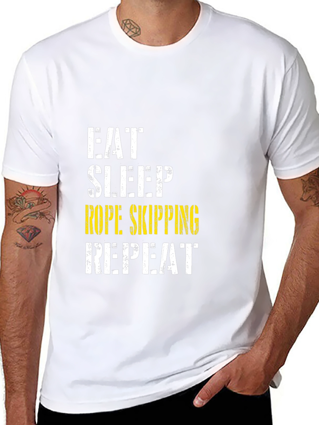 Eat Sleep Rope Skipping Repeat T-Shirt