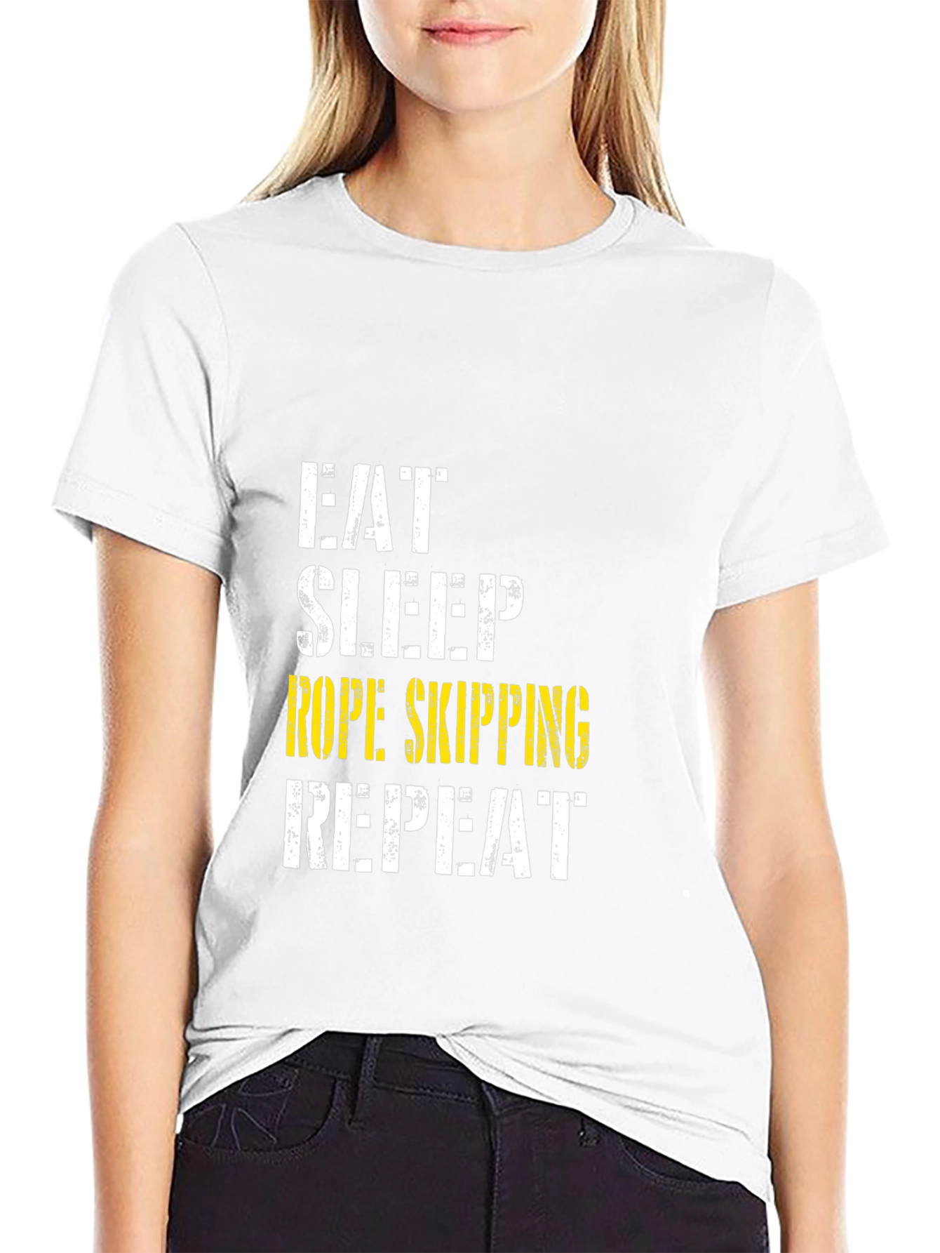 Eat Sleep Rope Skipping Repeat T-Shirt