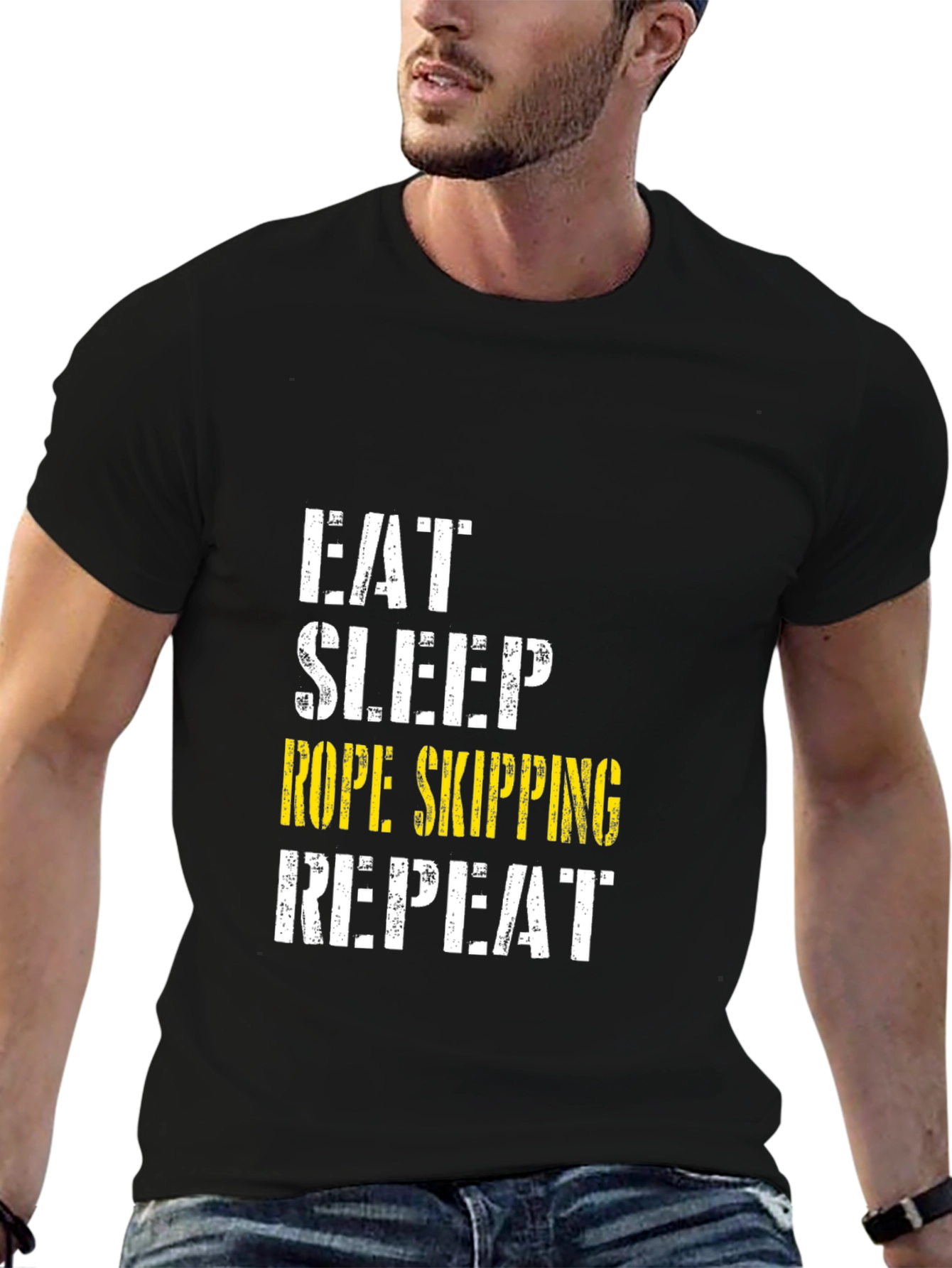 Eat Sleep Rope Skipping Repeat T-Shirt