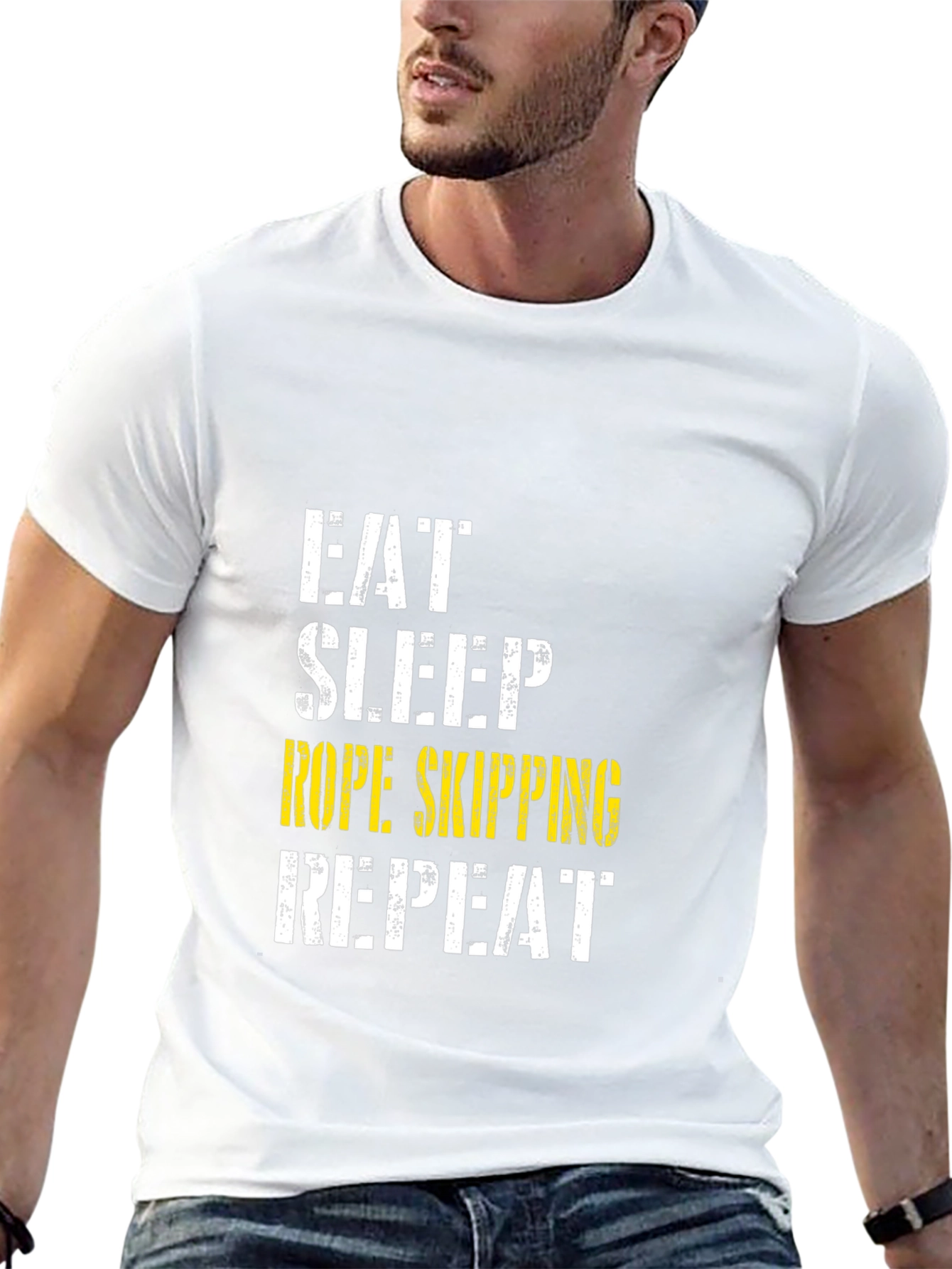 Eat Sleep Rope Skipping Repeat T-Shirt