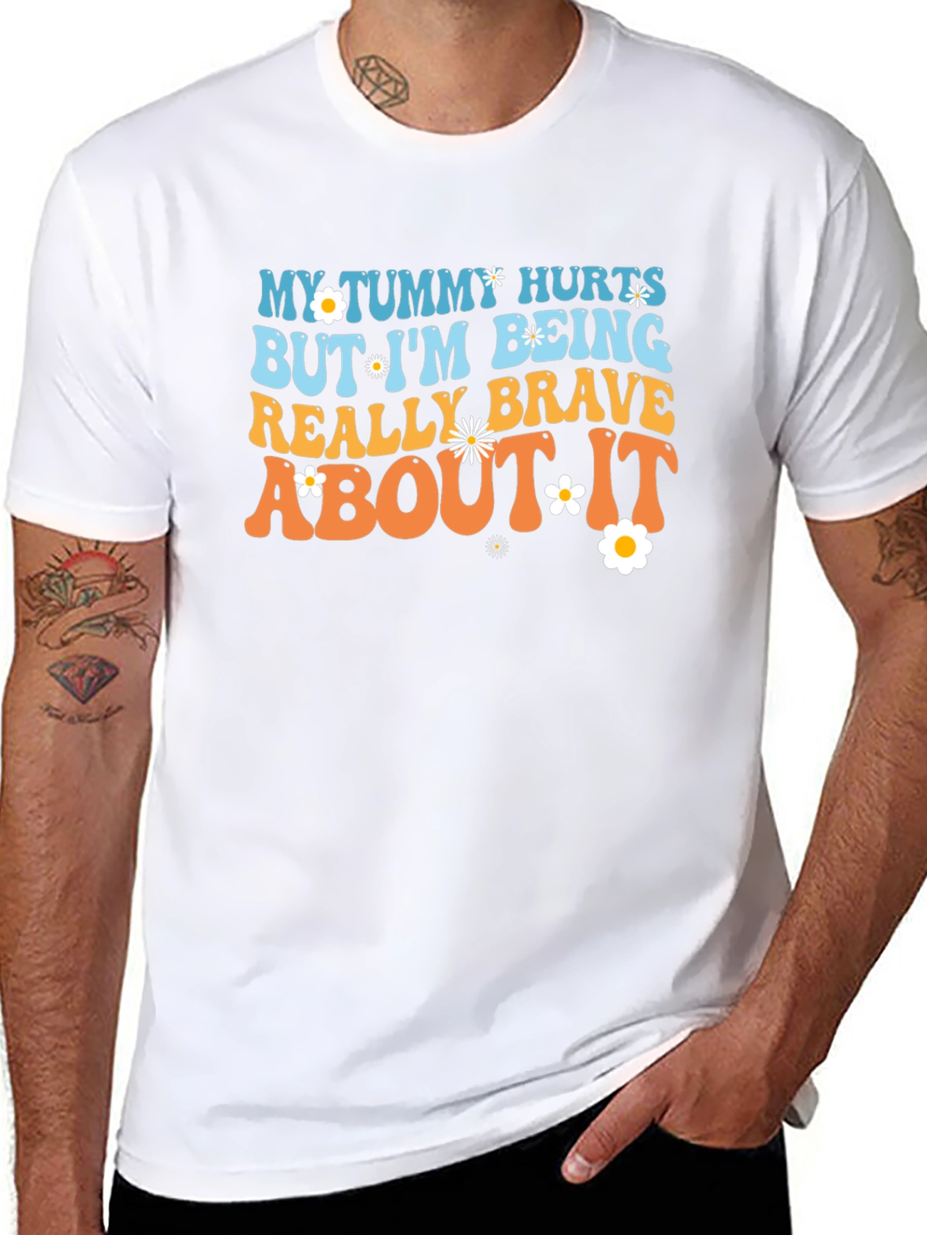 My Tummy Hurts T-Shirt Funny Graphic Tee