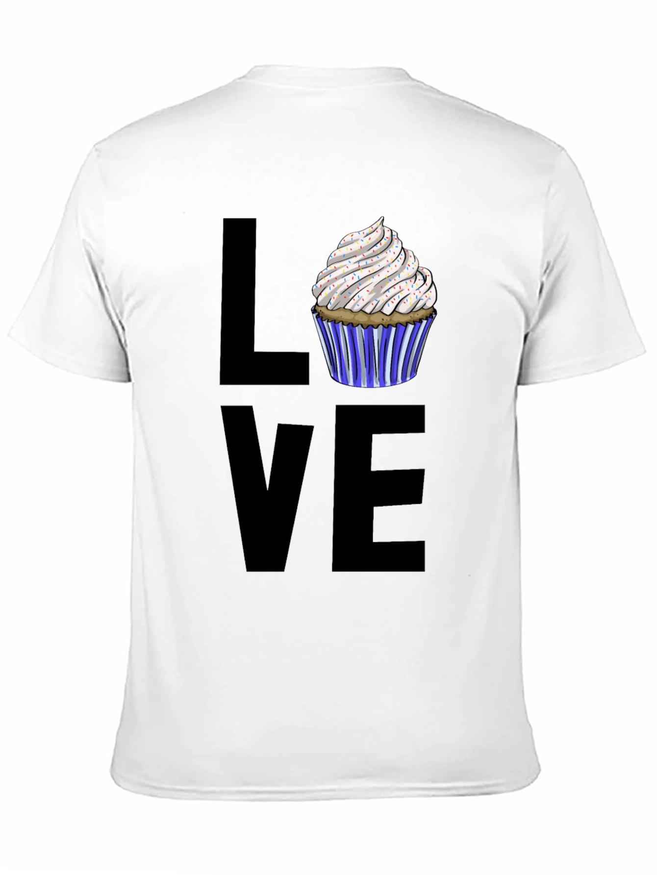 Love Cupcake Graphic Tee - Sweet Treat Shirt