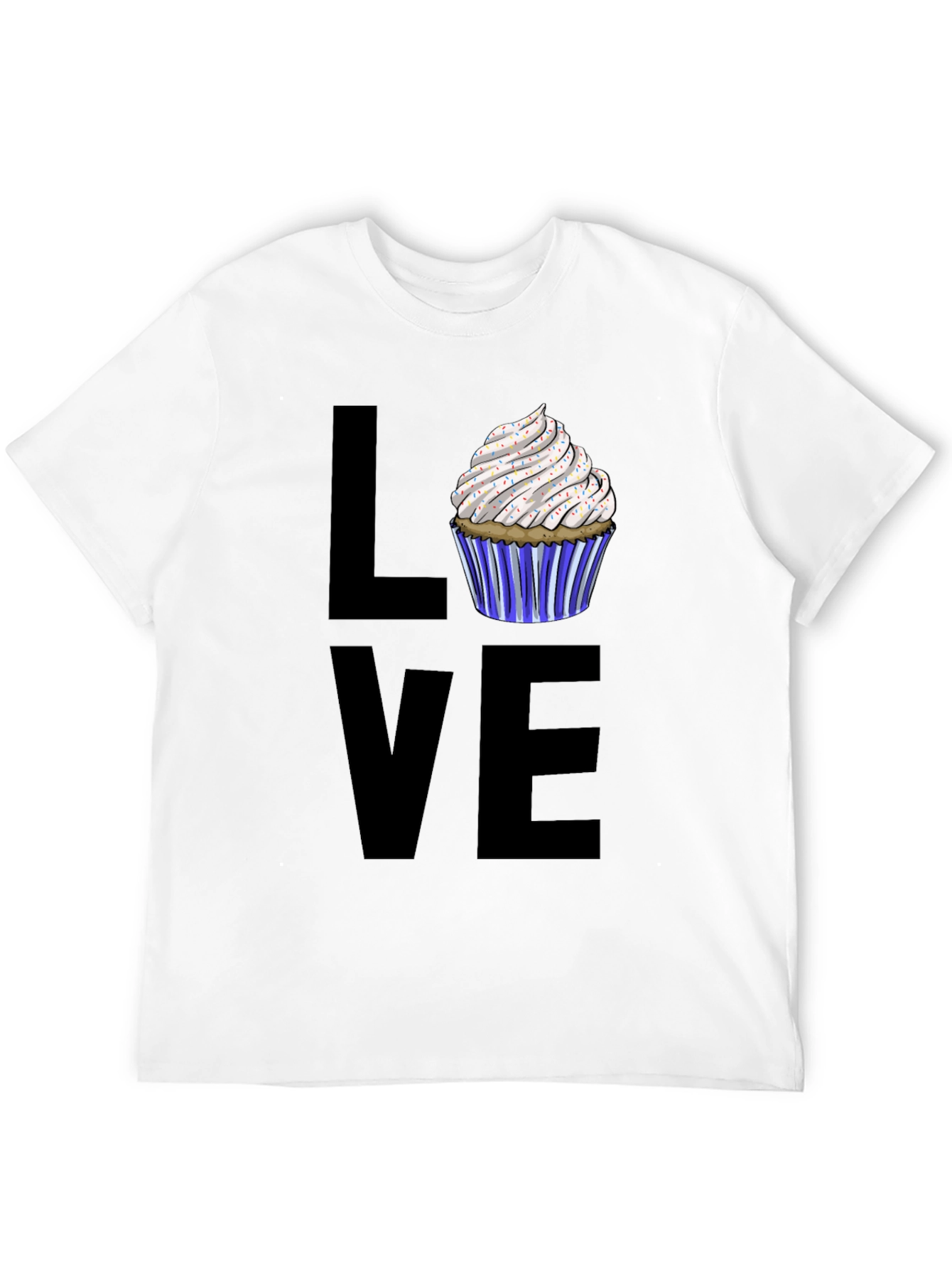 Love Cupcake Graphic Tee - Sweet Treat Shirt