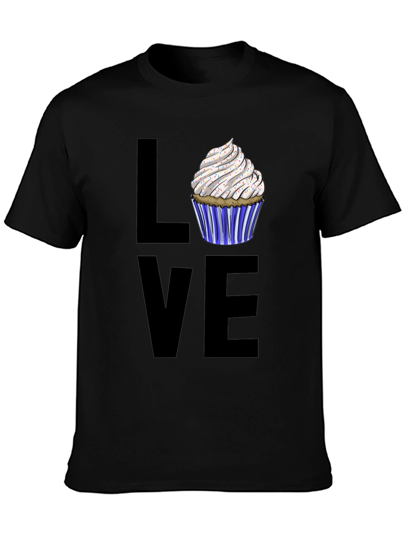 Love Cupcake Graphic Tee - Sweet Treat Shirt