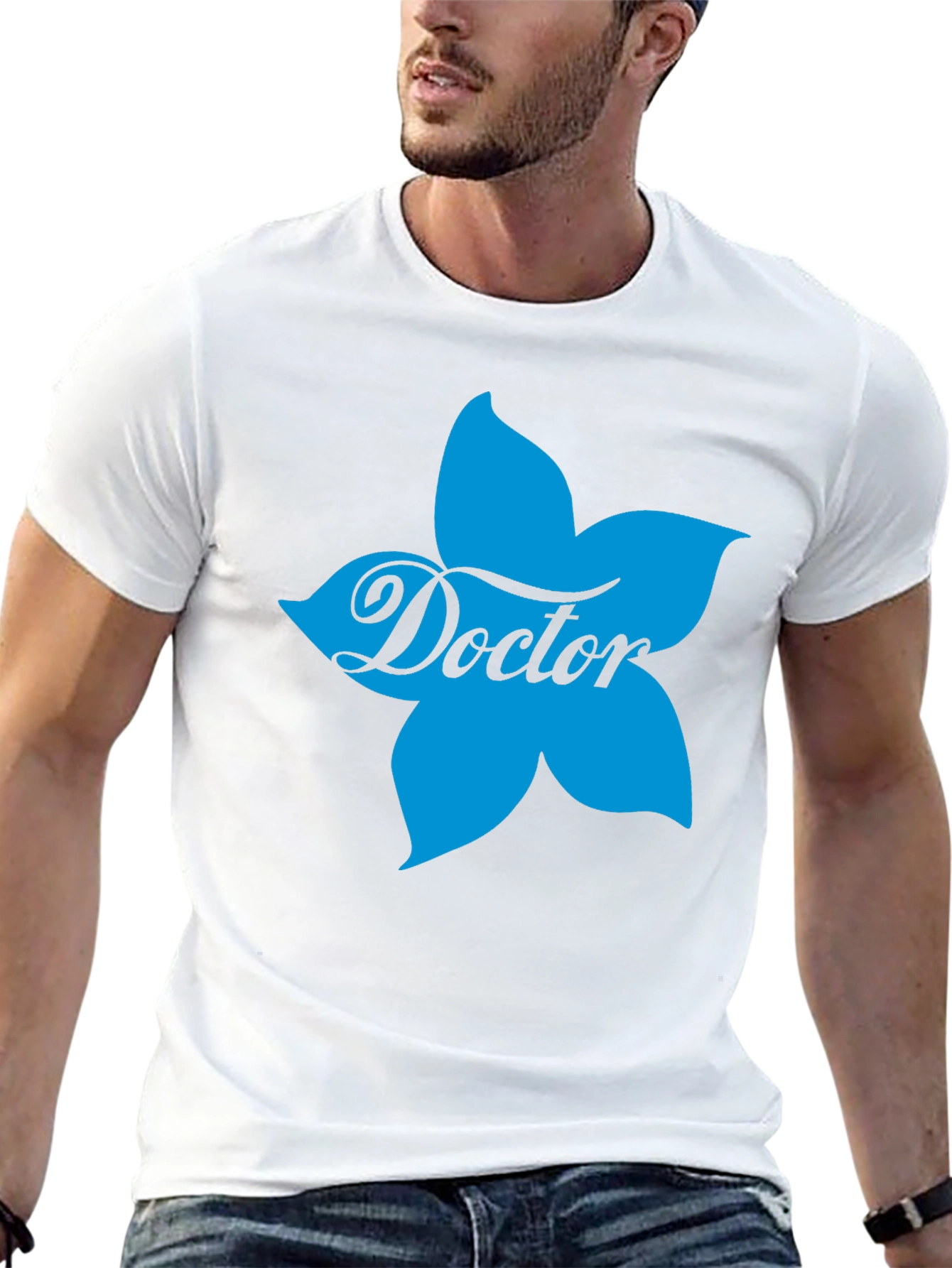 Doctor Flower Black T-Shirt
