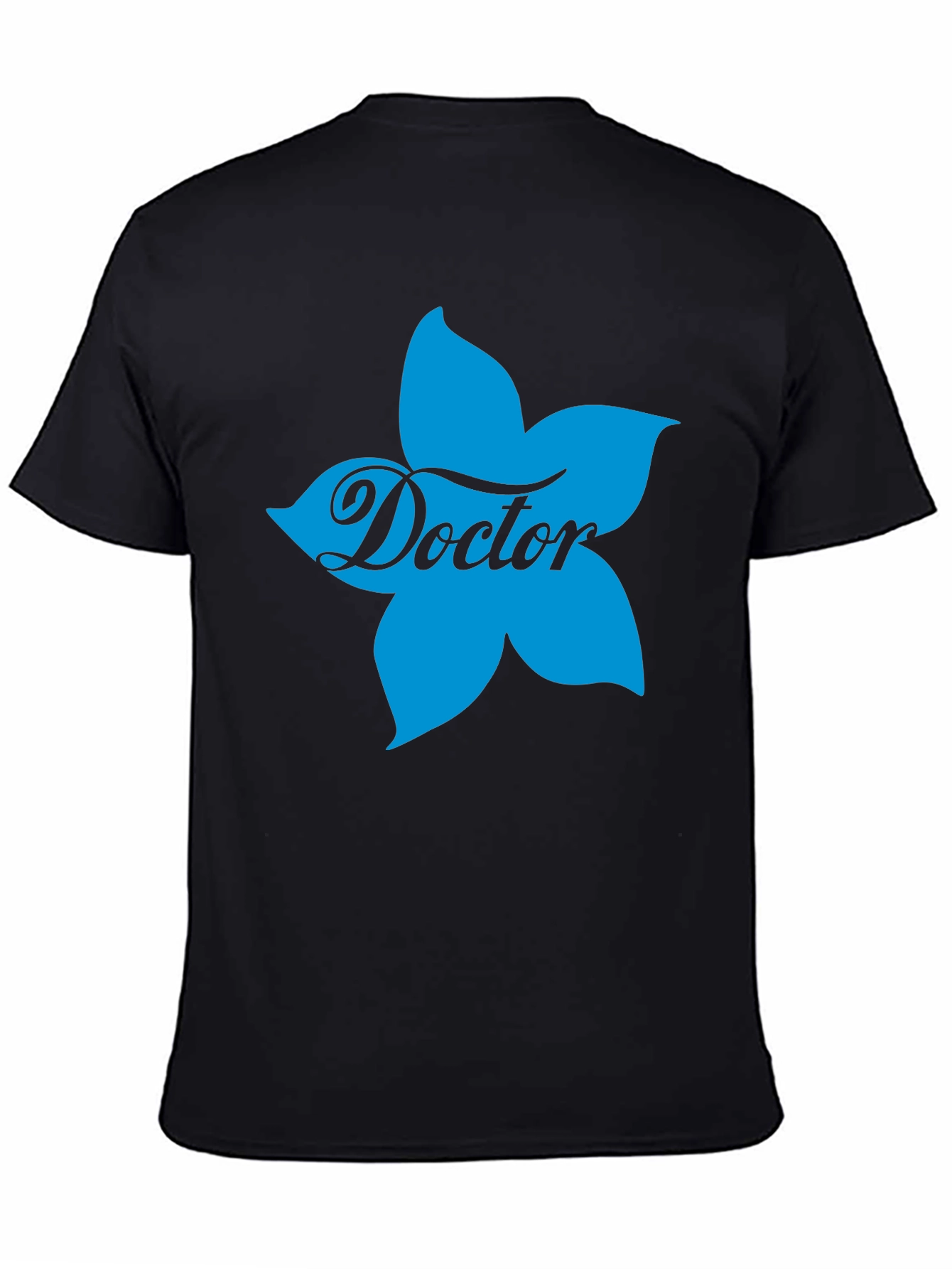 Doctor Flower Black T-Shirt