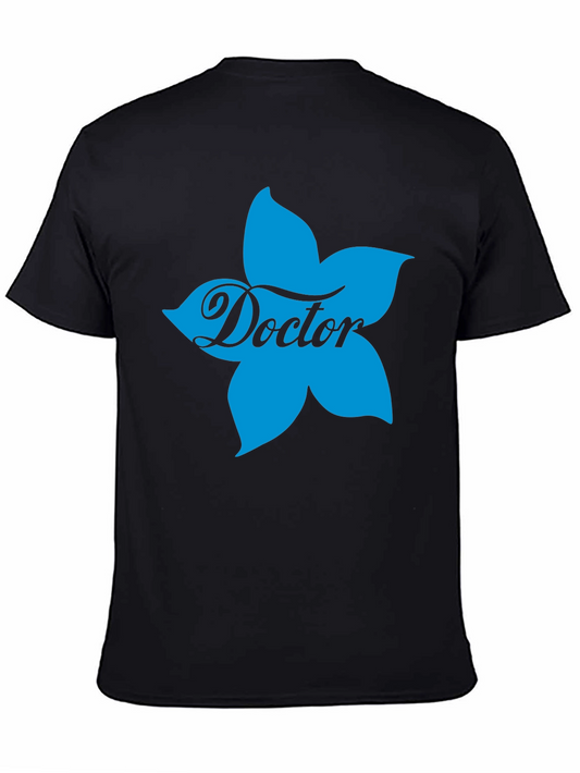 Doctor Flower Black T-Shirt