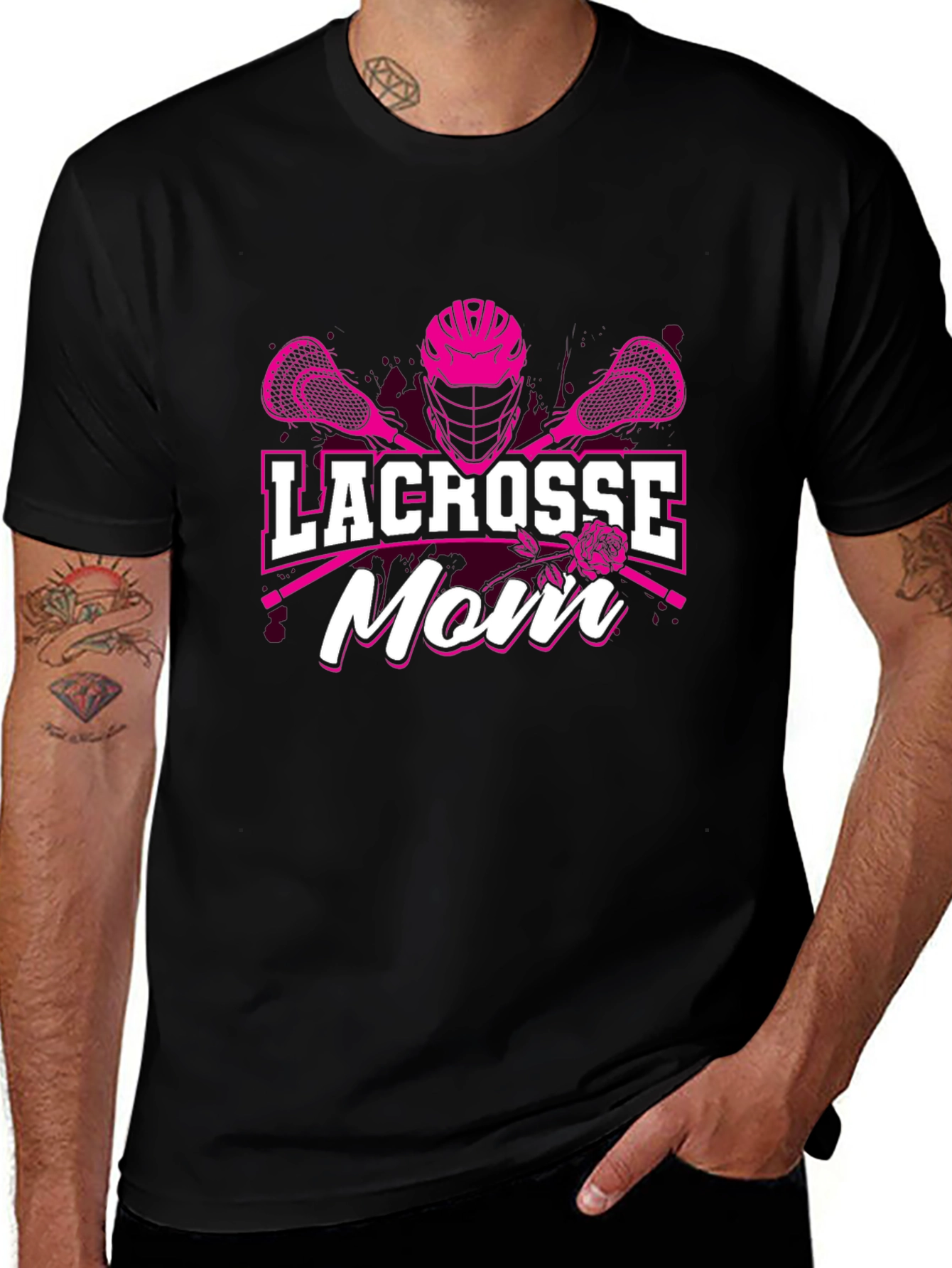 Lacrosse Mom T-Shirt - Perfect for Game Day!