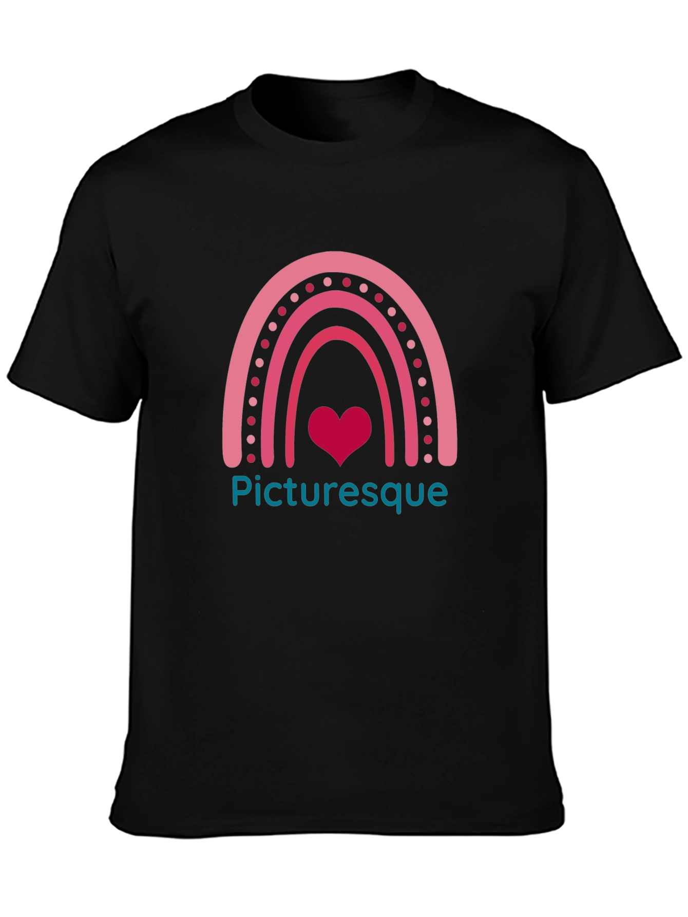 Picturesque Rainbow Heart T-Shirt