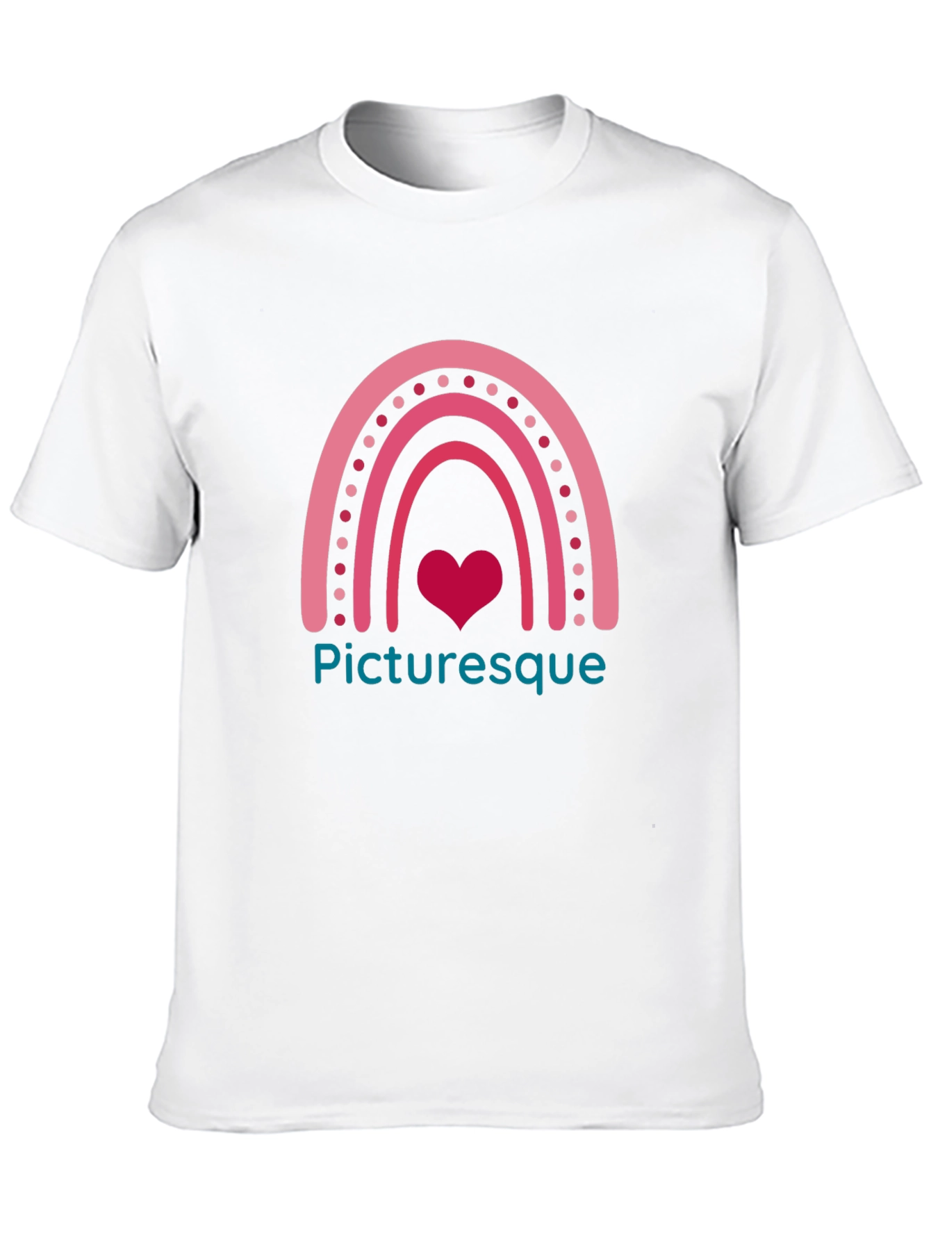 Picturesque Rainbow Heart T-Shirt