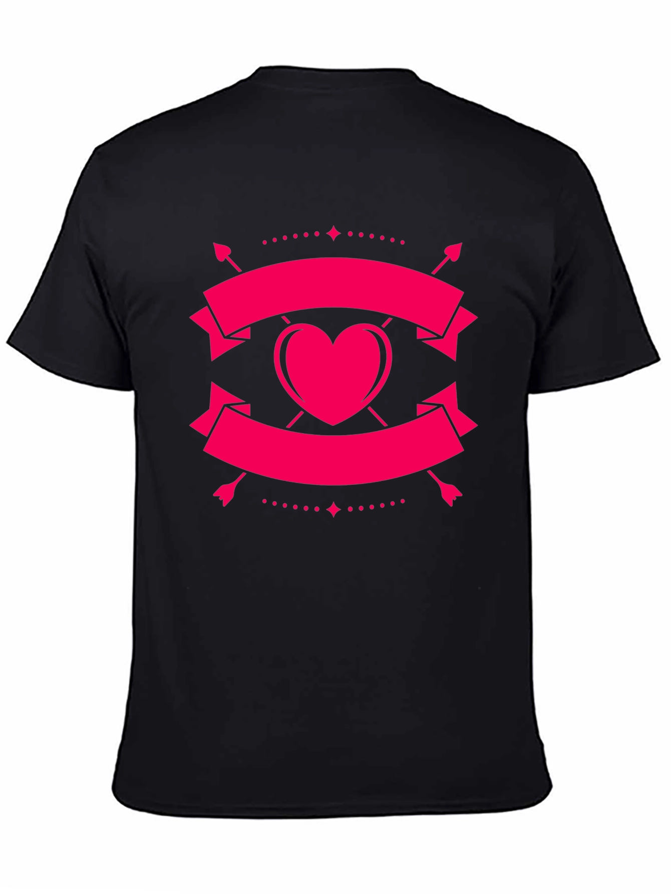 Heart & Arrow Black Graphic Tee