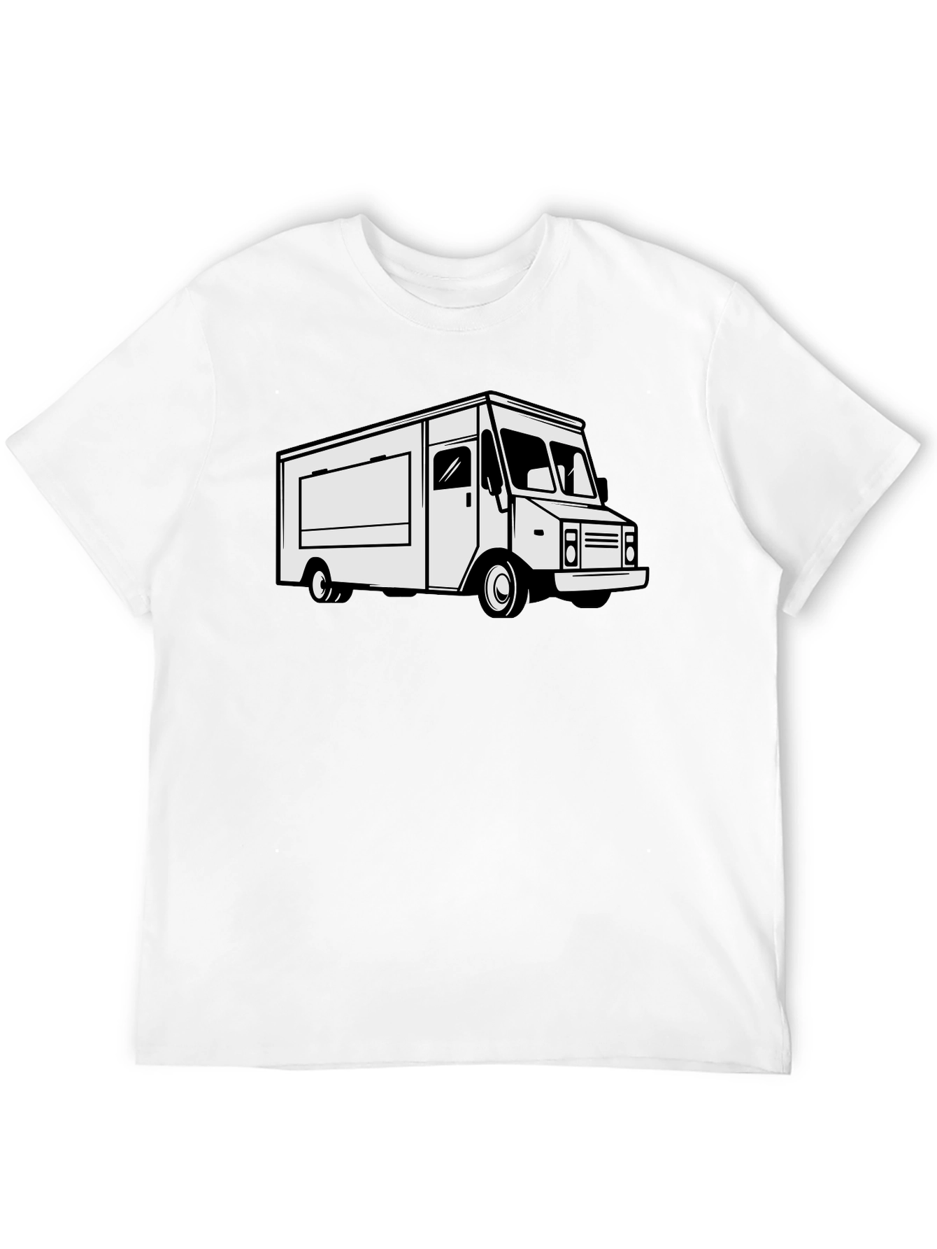 Black Food Truck Graphic Tee - Cool & Casual