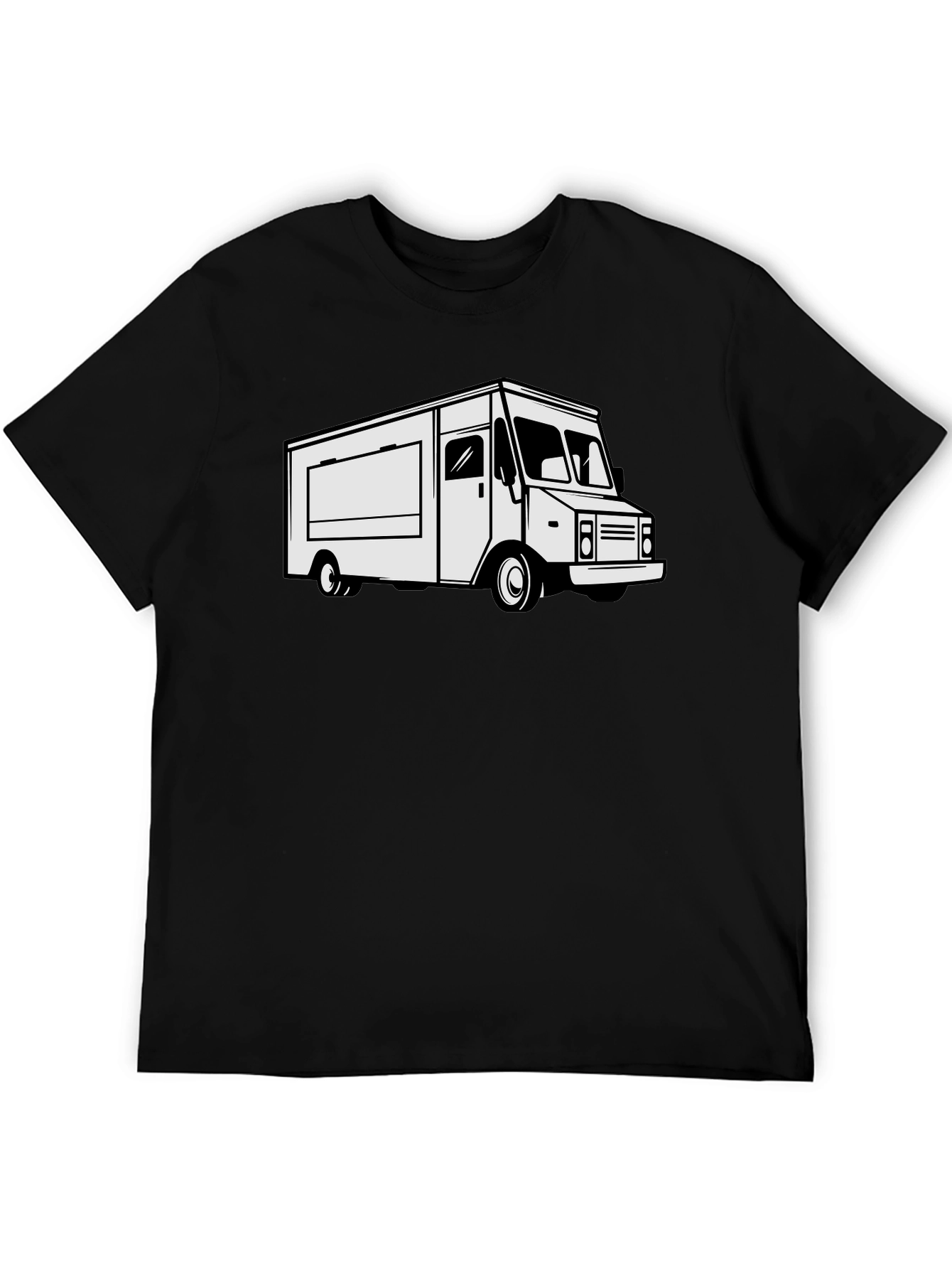 Black Food Truck Graphic Tee - Cool & Casual