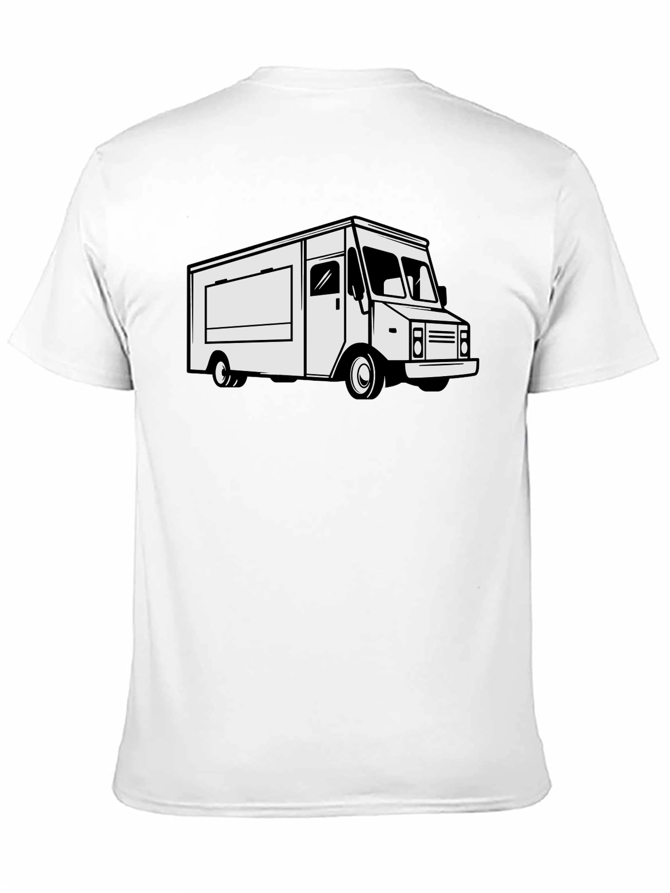 Black Food Truck Graphic Tee - Cool & Casual