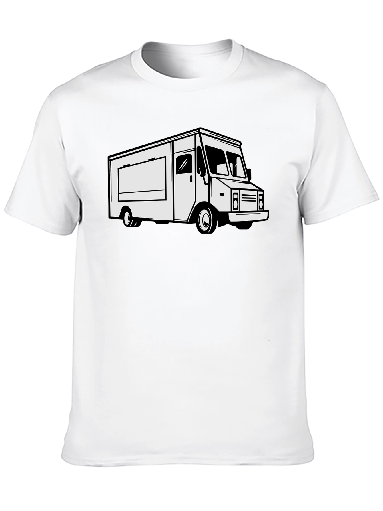 Black Food Truck Graphic Tee - Cool & Casual