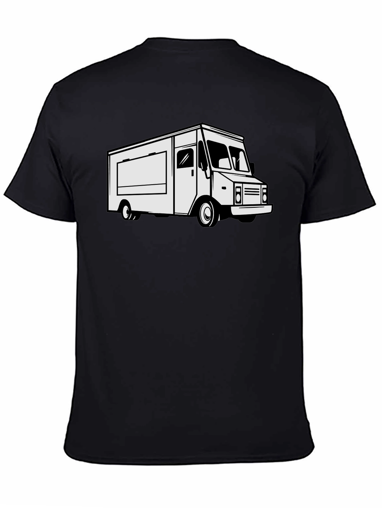 Black Food Truck Graphic Tee - Cool & Casual