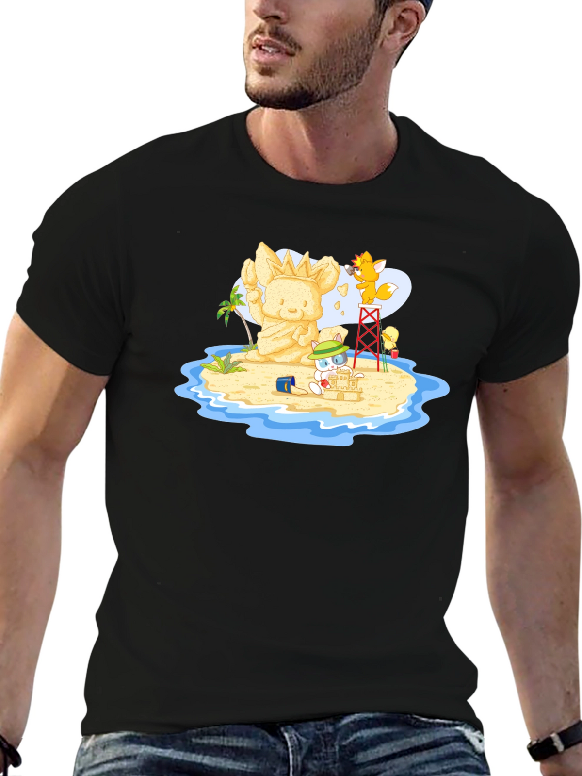 Island Adventure Black T-Shirt