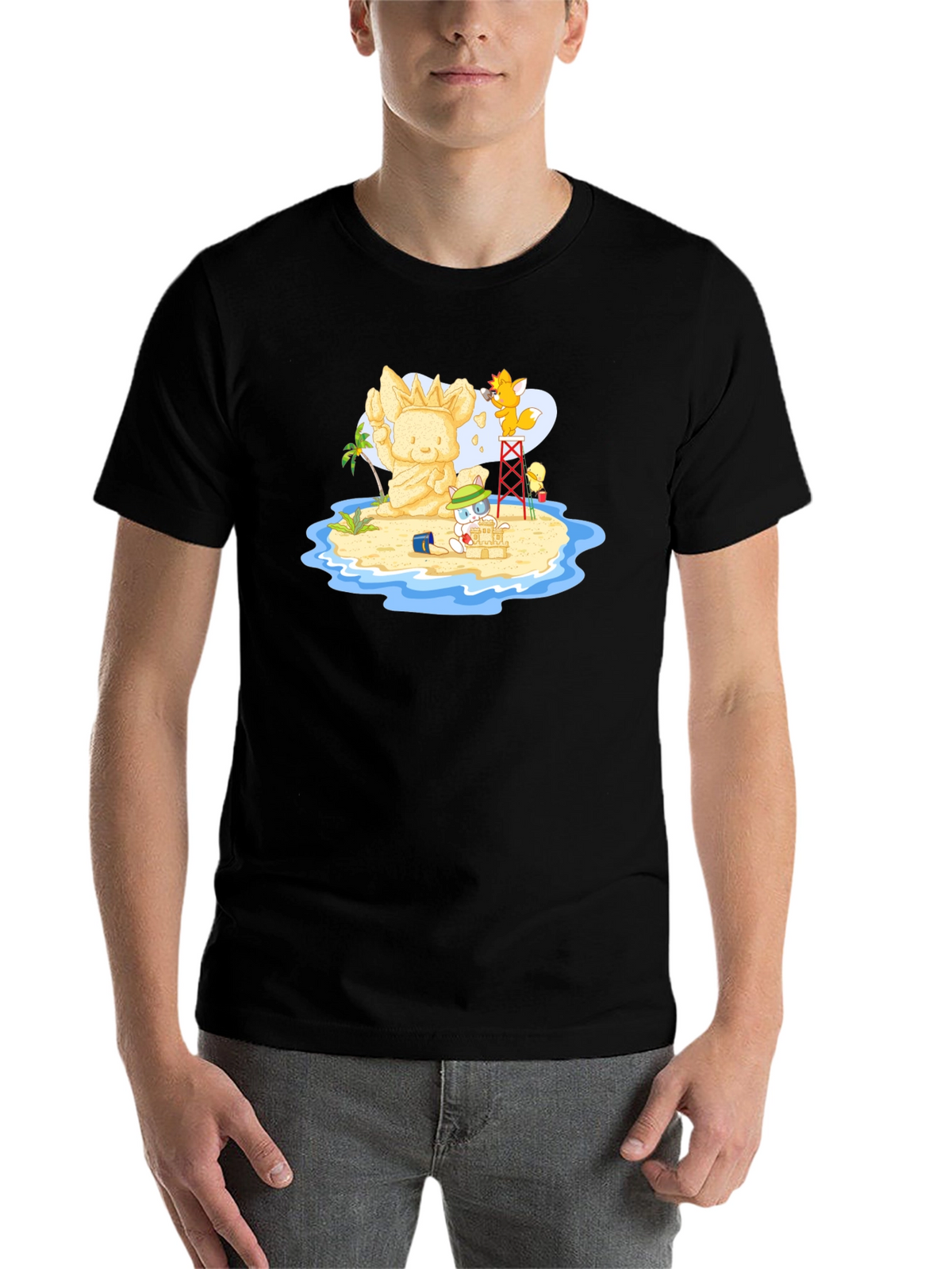 Island Adventure Black T-Shirt