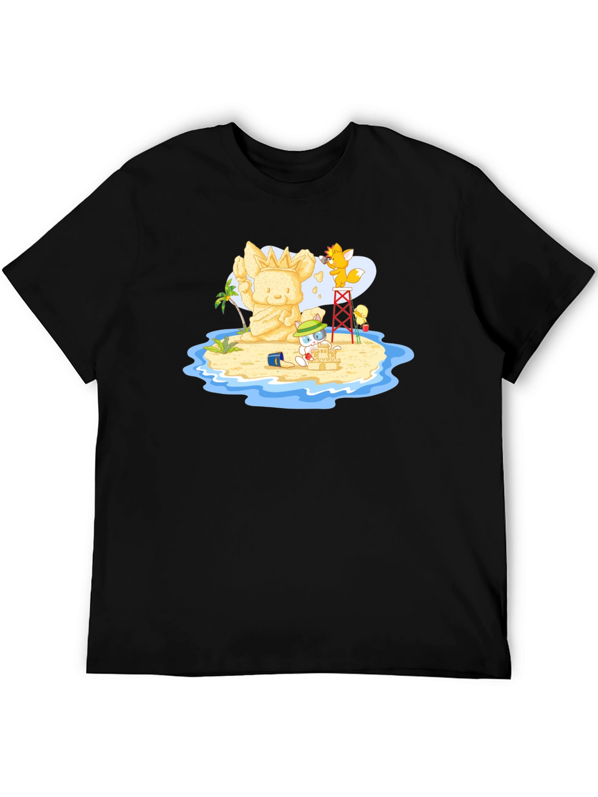 Island Adventure Black T-Shirt