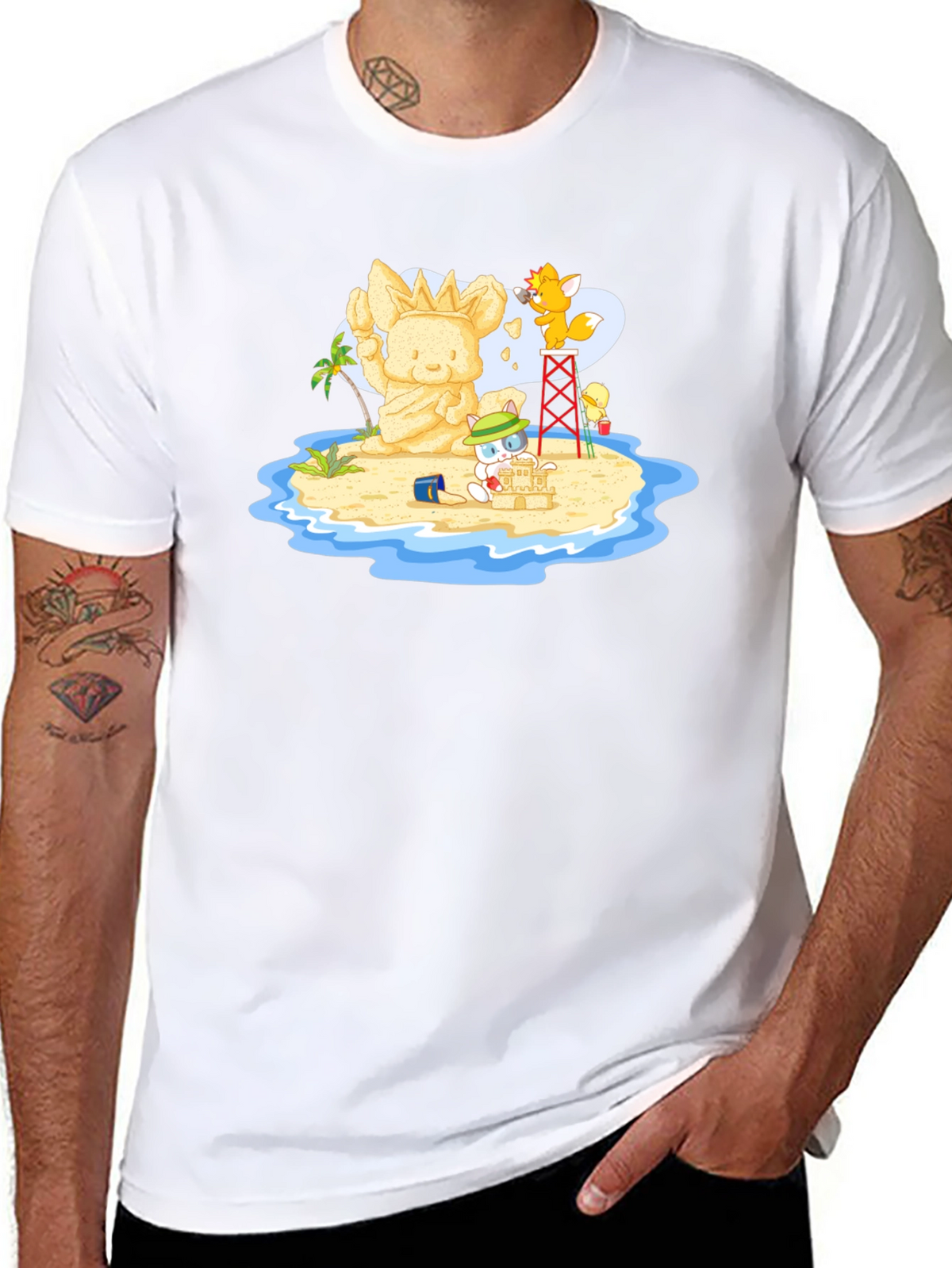 Island Adventure Black T-Shirt