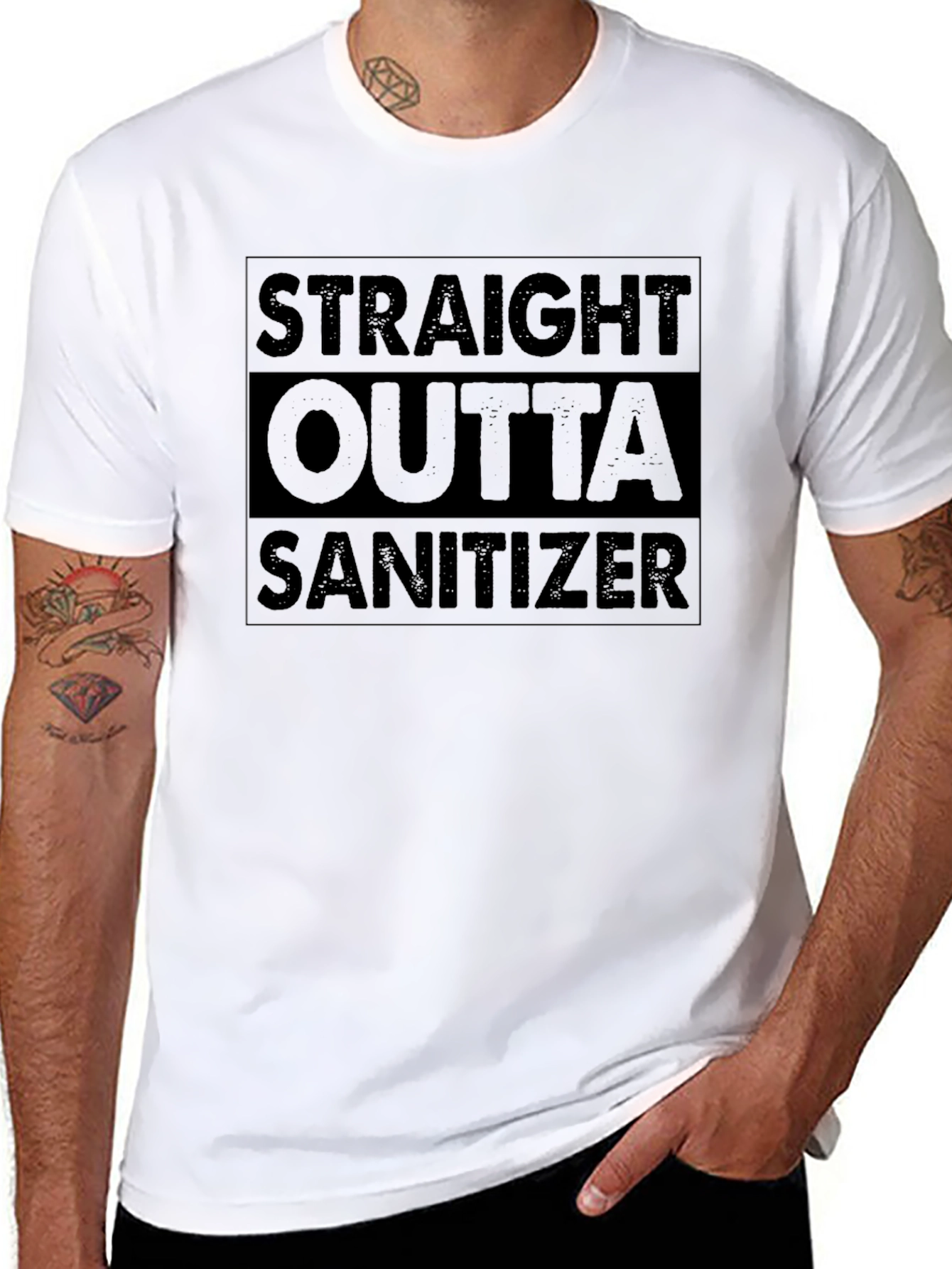 Straight Outta Sanitizer Novelty T-Shirt