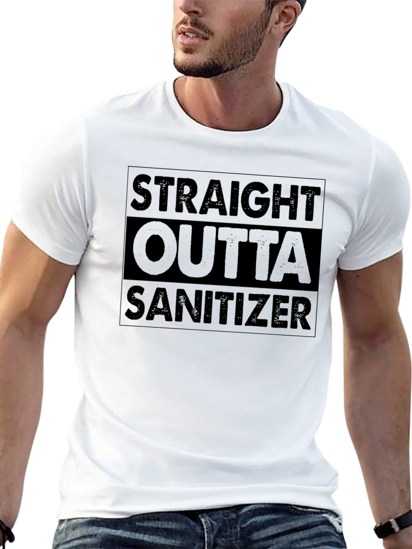 Straight Outta Sanitizer Novelty T-Shirt