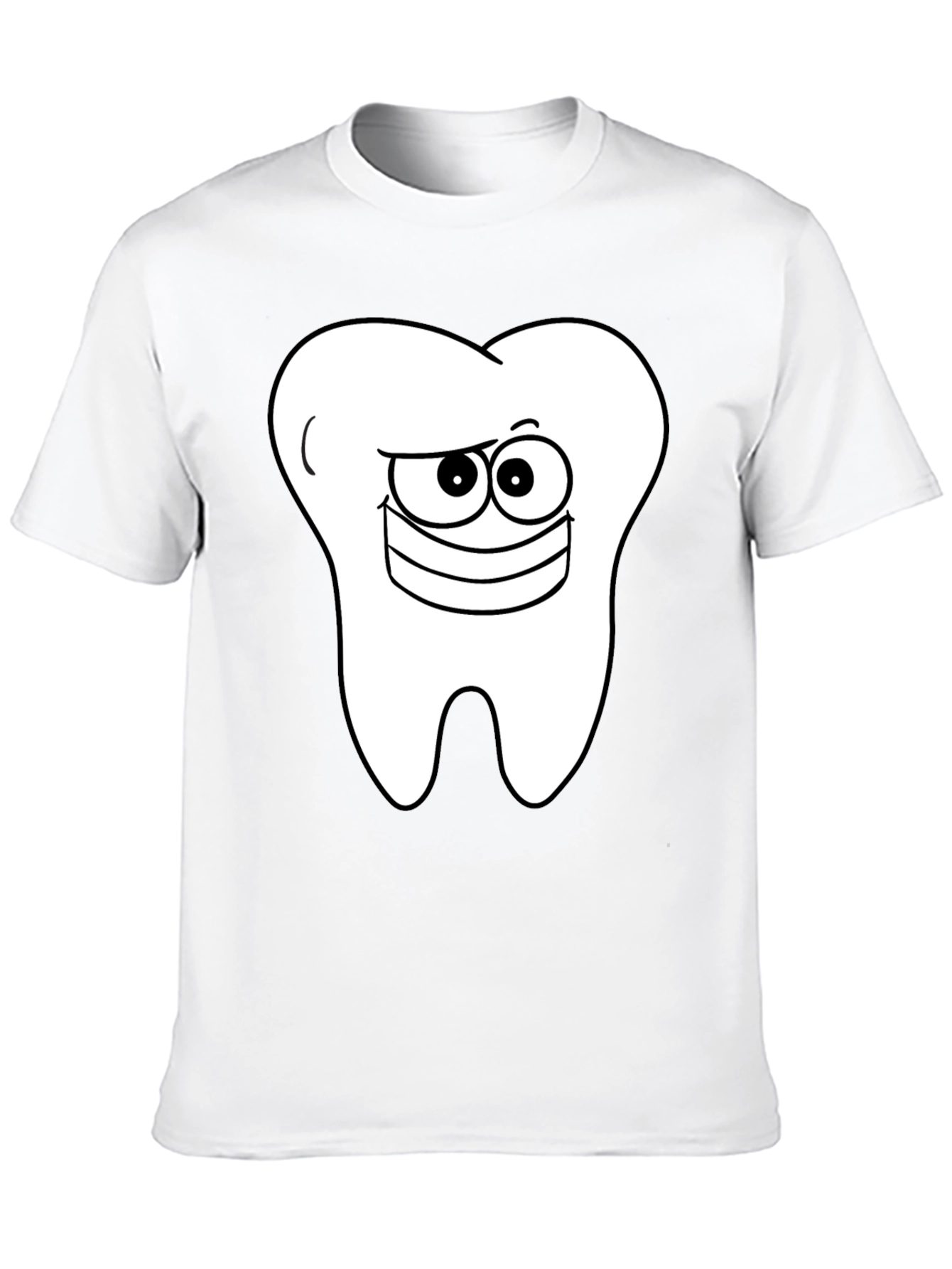 Funny Tooth Graphic T-Shirt - Dental Humor Tee