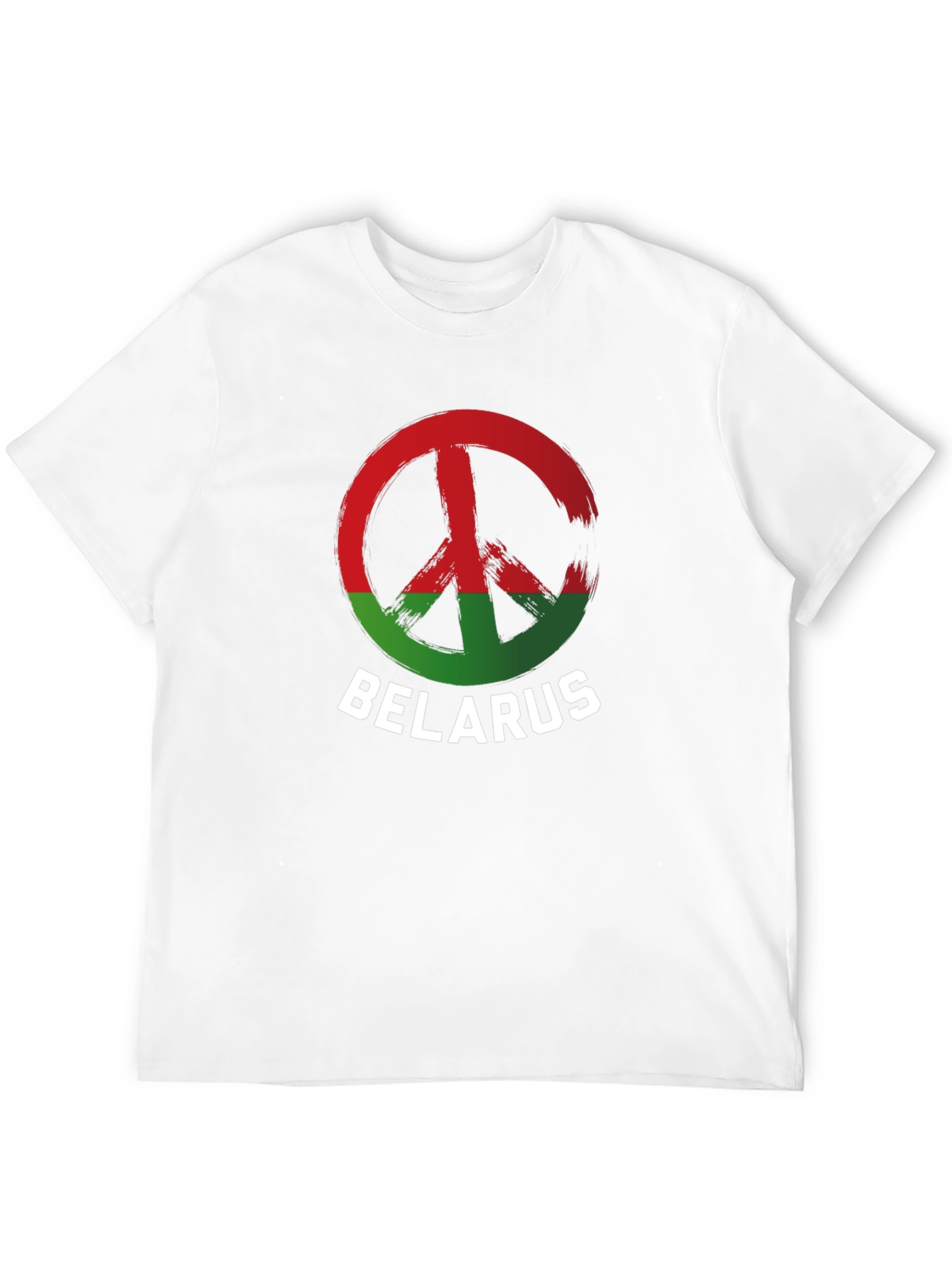 Belarus Peace Sign T-Shirt - Red & Green Symbol